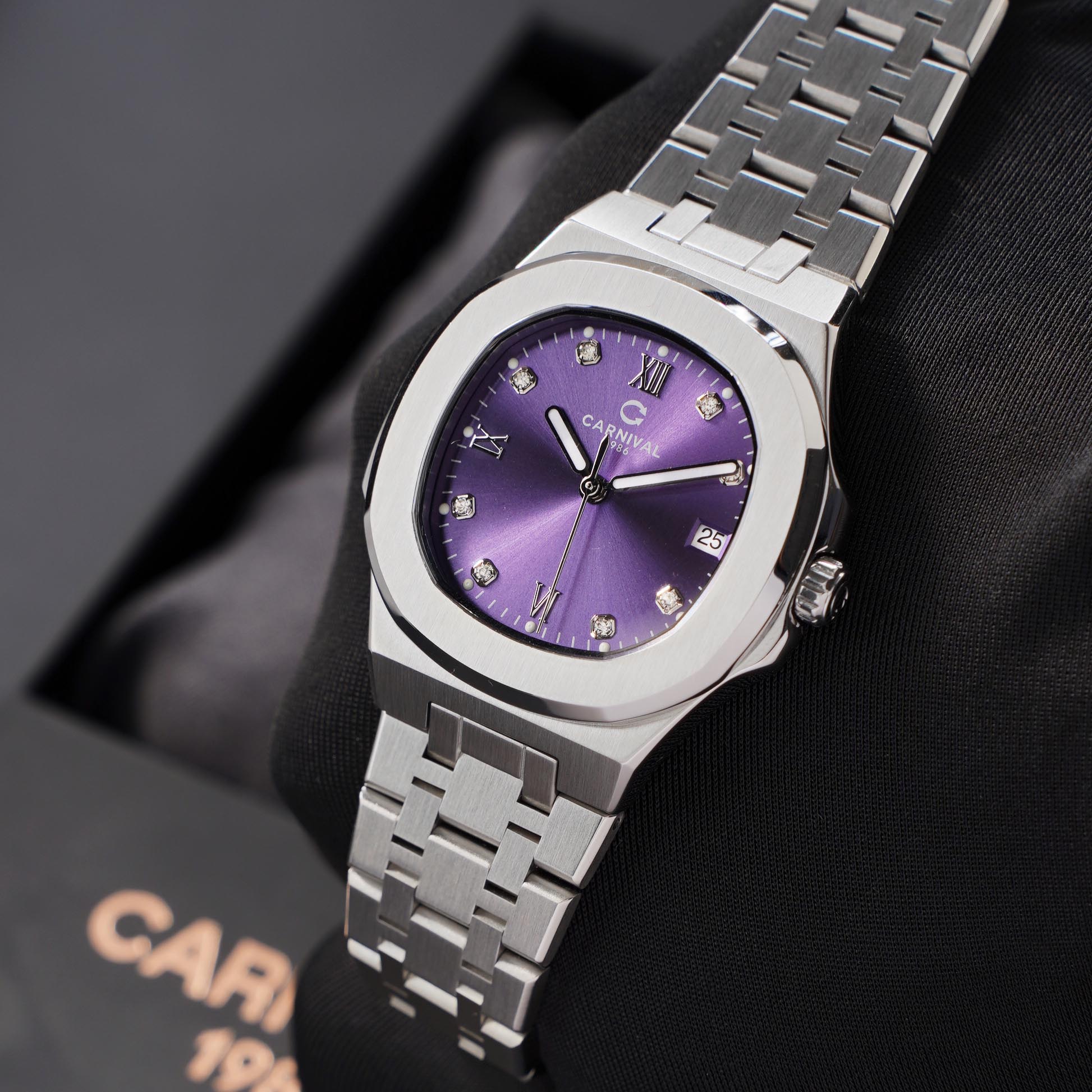 ĐỒNG HỒ NỮ CARNIVAL 8160L VT TIM QUAZT 34MM