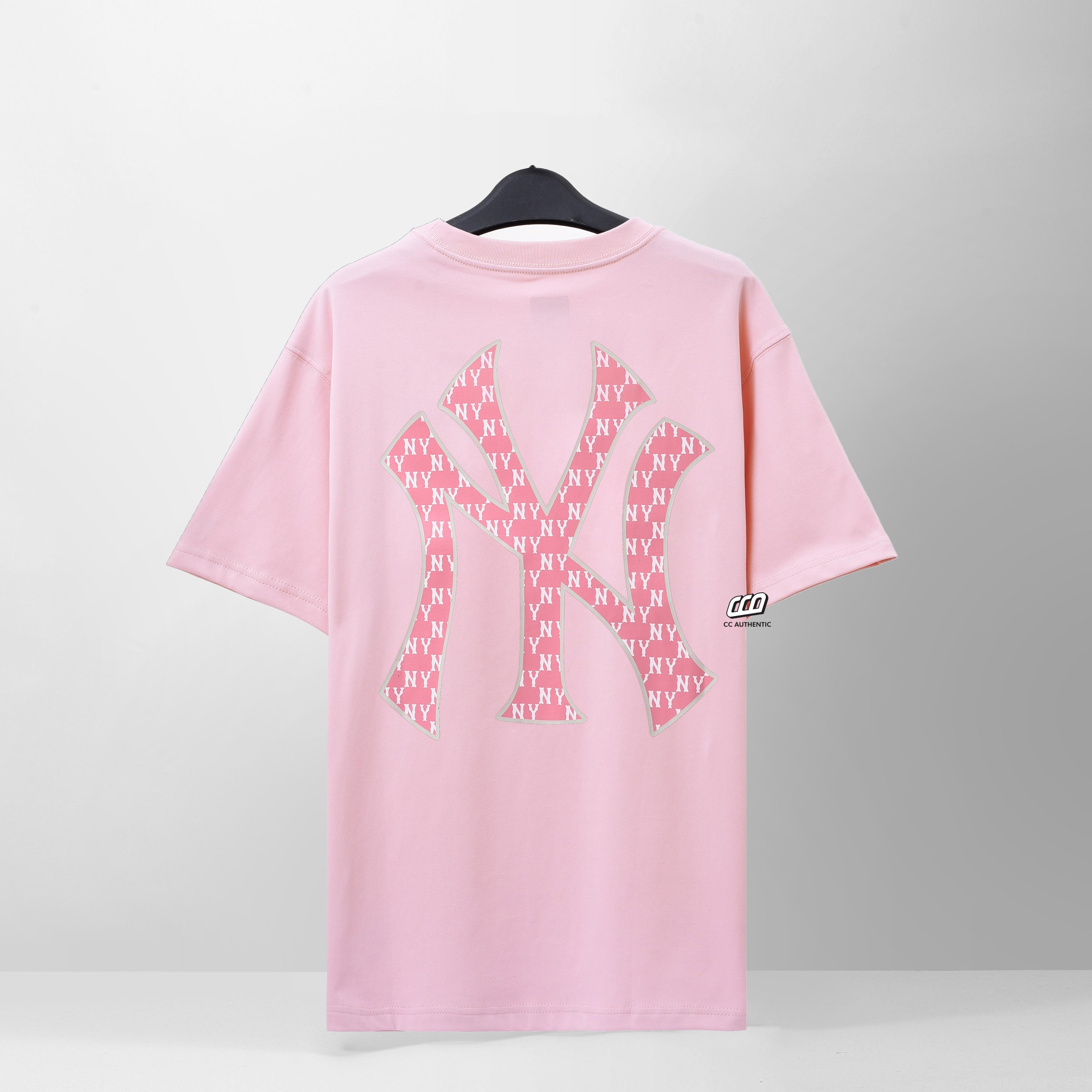 NEW ERA CHAMP MONO NYYK T-SHIRT - PINK