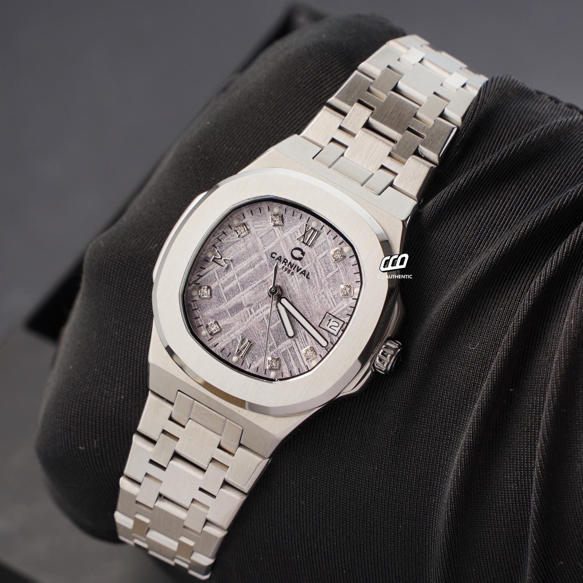 ĐỒNG HỒ NỮ CARNIVAL 8160L VT TT QUAZT 34MM