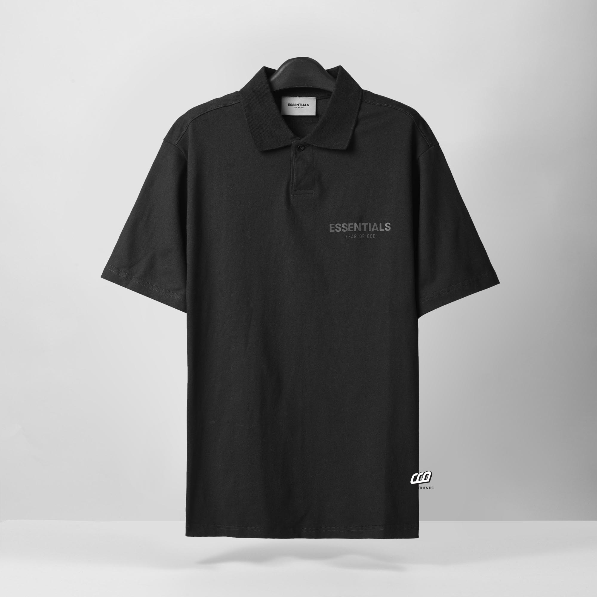 FOG ESSENTIALS POLO SHIRT - BLACK