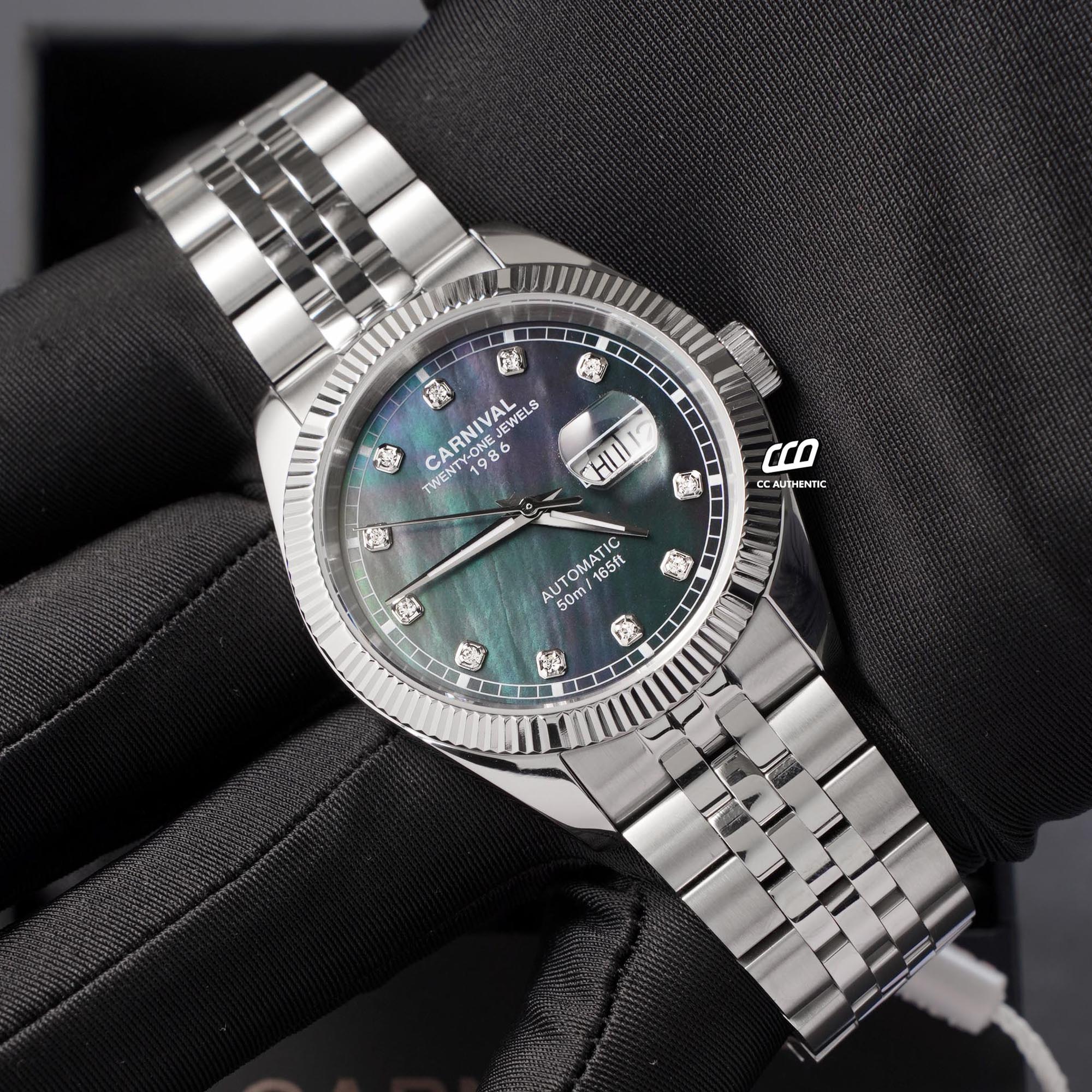 ĐỒNG HỒ NAM CARNIVAL 8131G VT DK AUTOMATIC 41MM