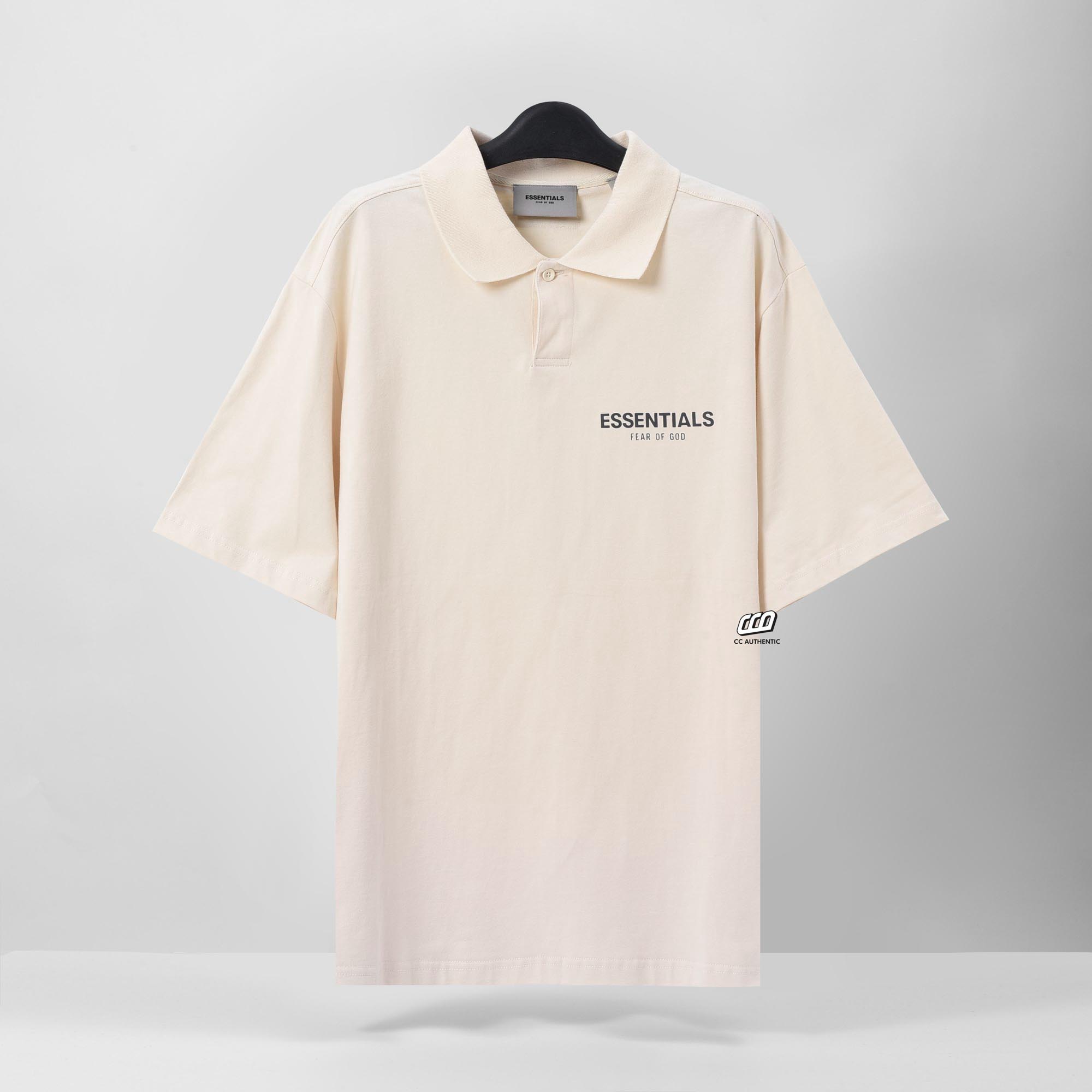 FOG ESSENTIALS POLO SHIRT - CREAM