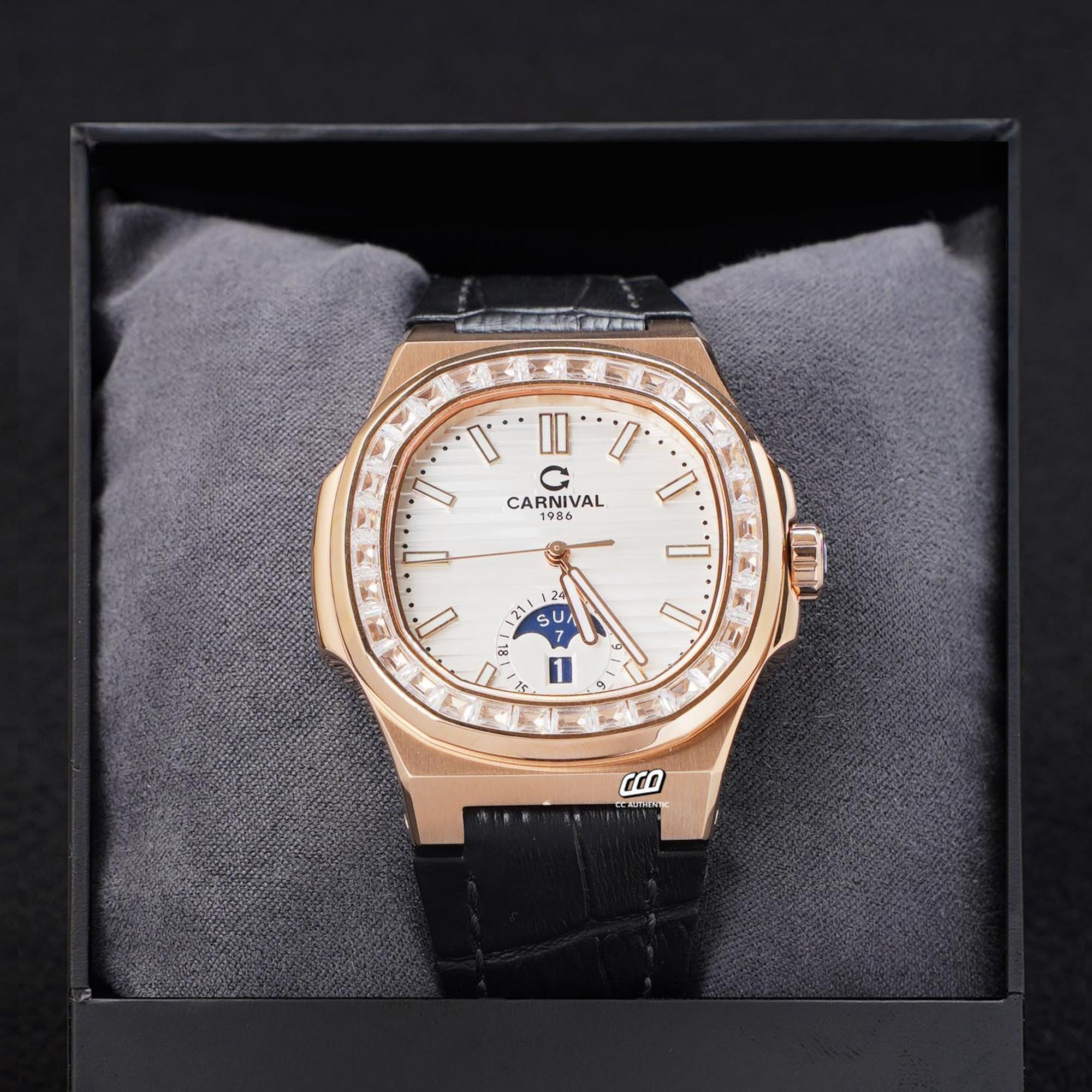 ĐỒNG HỒ NAM CARNIVAL 8110G VH DD T AUTOMATIC 40MM