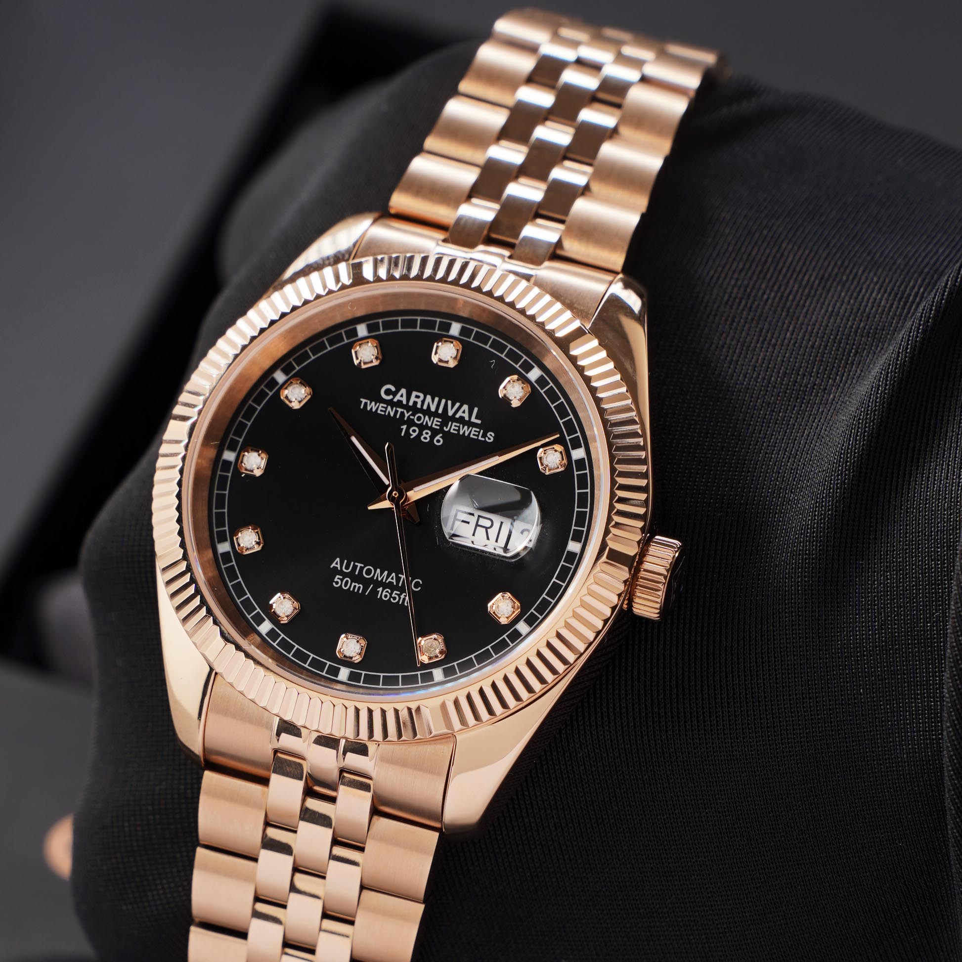 ĐỒNG HỒ NAM CARNIVAL 8131G VH D AUTOMATIC 41MM