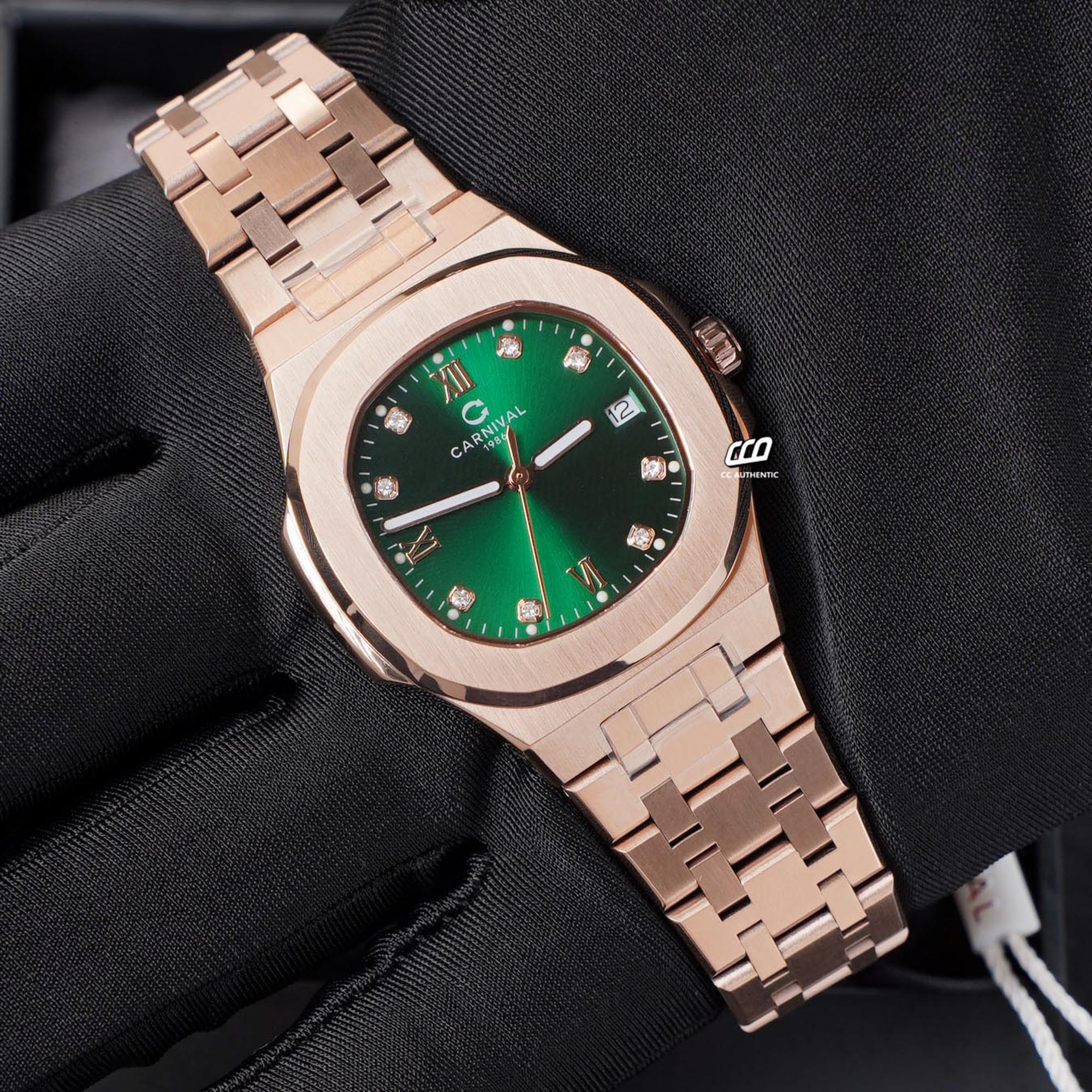 ĐỒNG HỒ NỮ CARNIVAL 8160L VH XL QUAZT 34MM