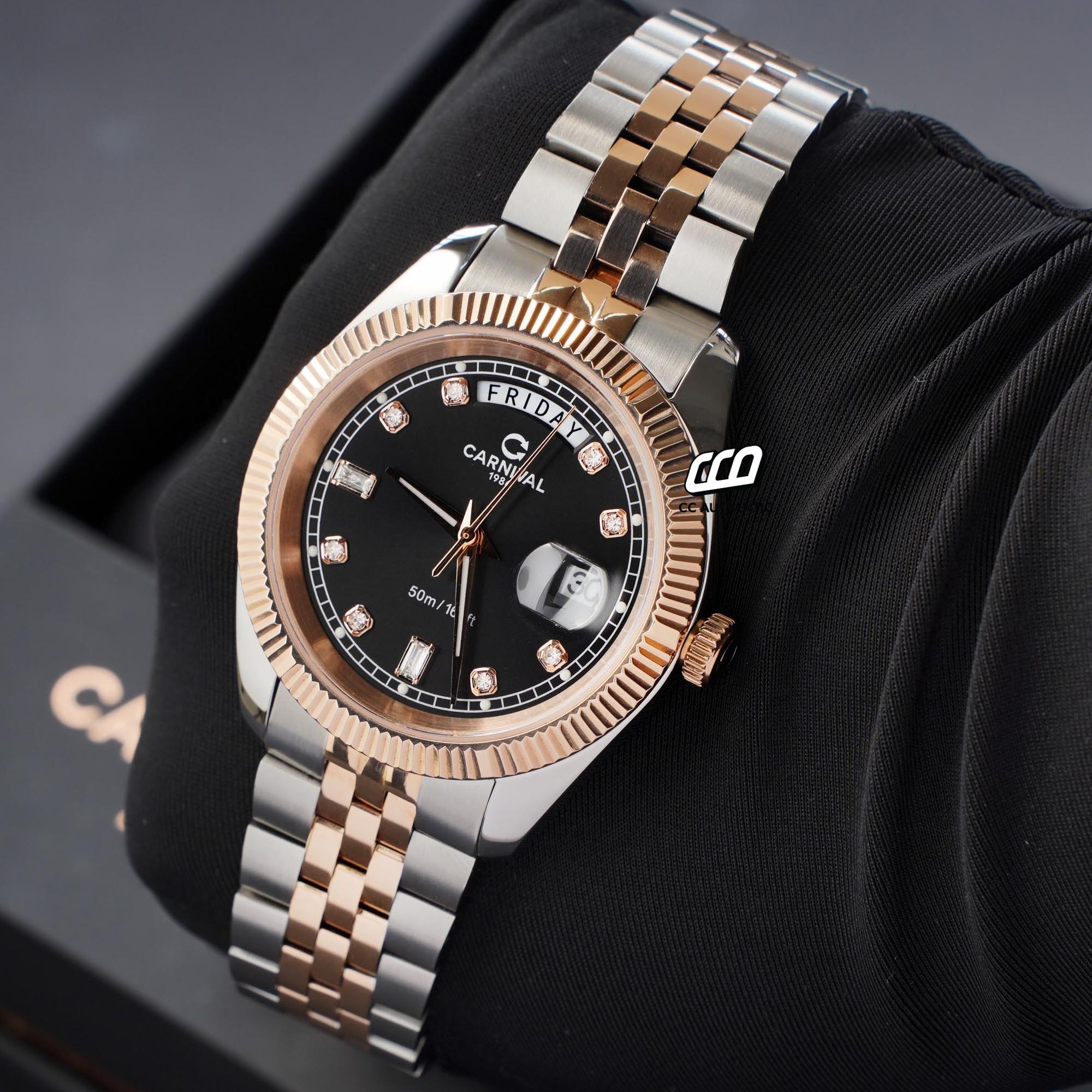 ĐỒNG HỒ NAM CARNIVAL 8190G CH D QUAZT 40MM