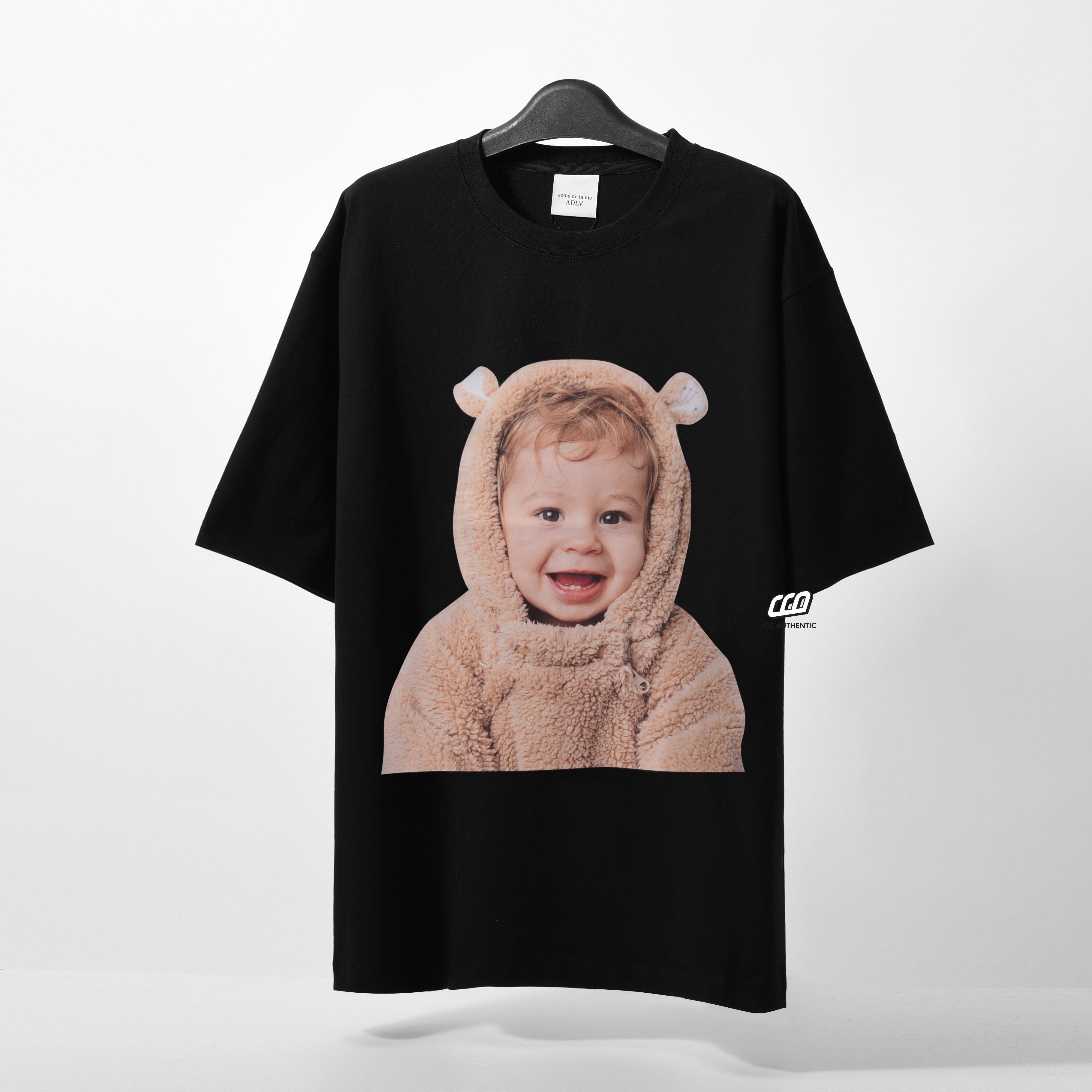 ADLV TEDDY BEAR T-SHIRT - BLACK
