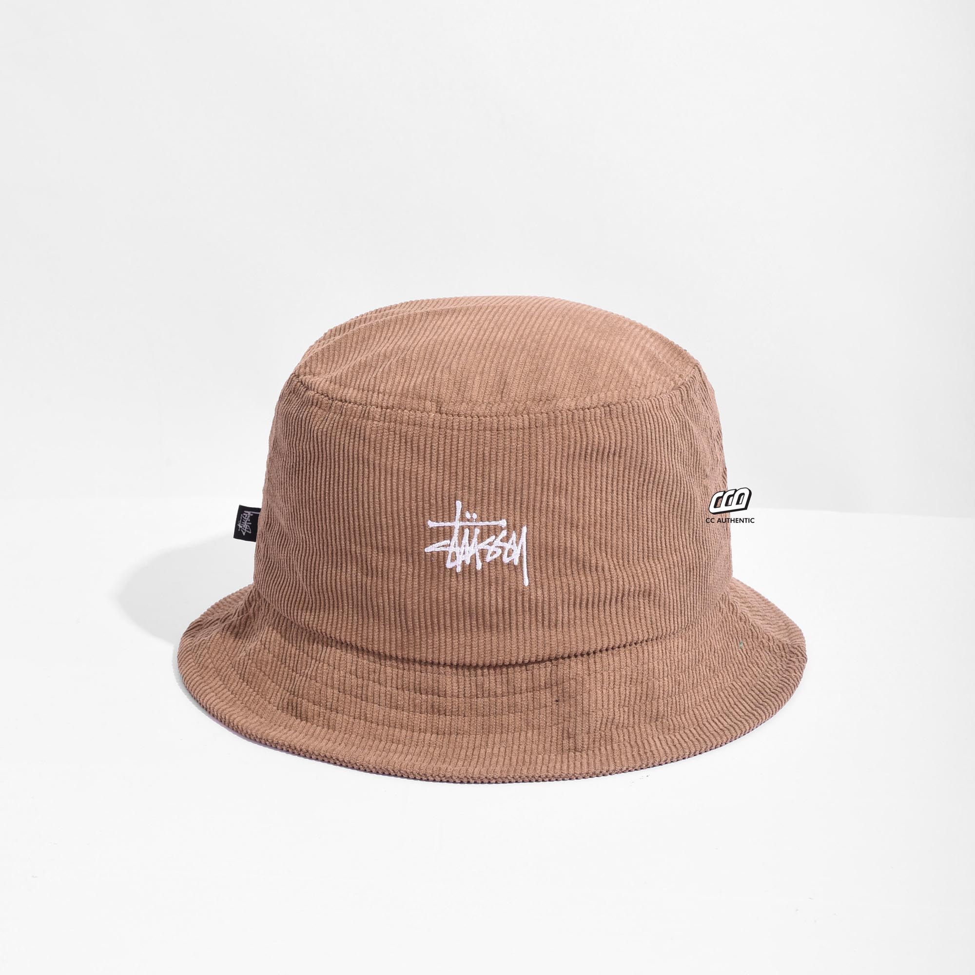 Stussy Graffiti Cord Bucket Hat - Chocolate