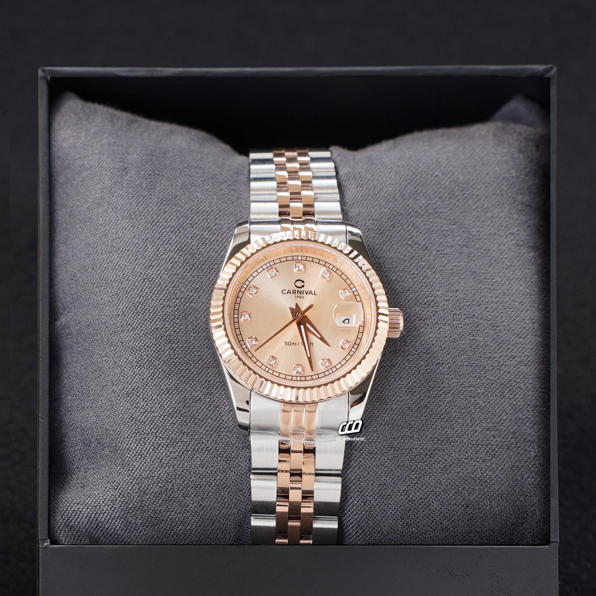 ĐỒNG HỒ NỮ CARNIVAL 8131L CH NN QUAZT 32MM