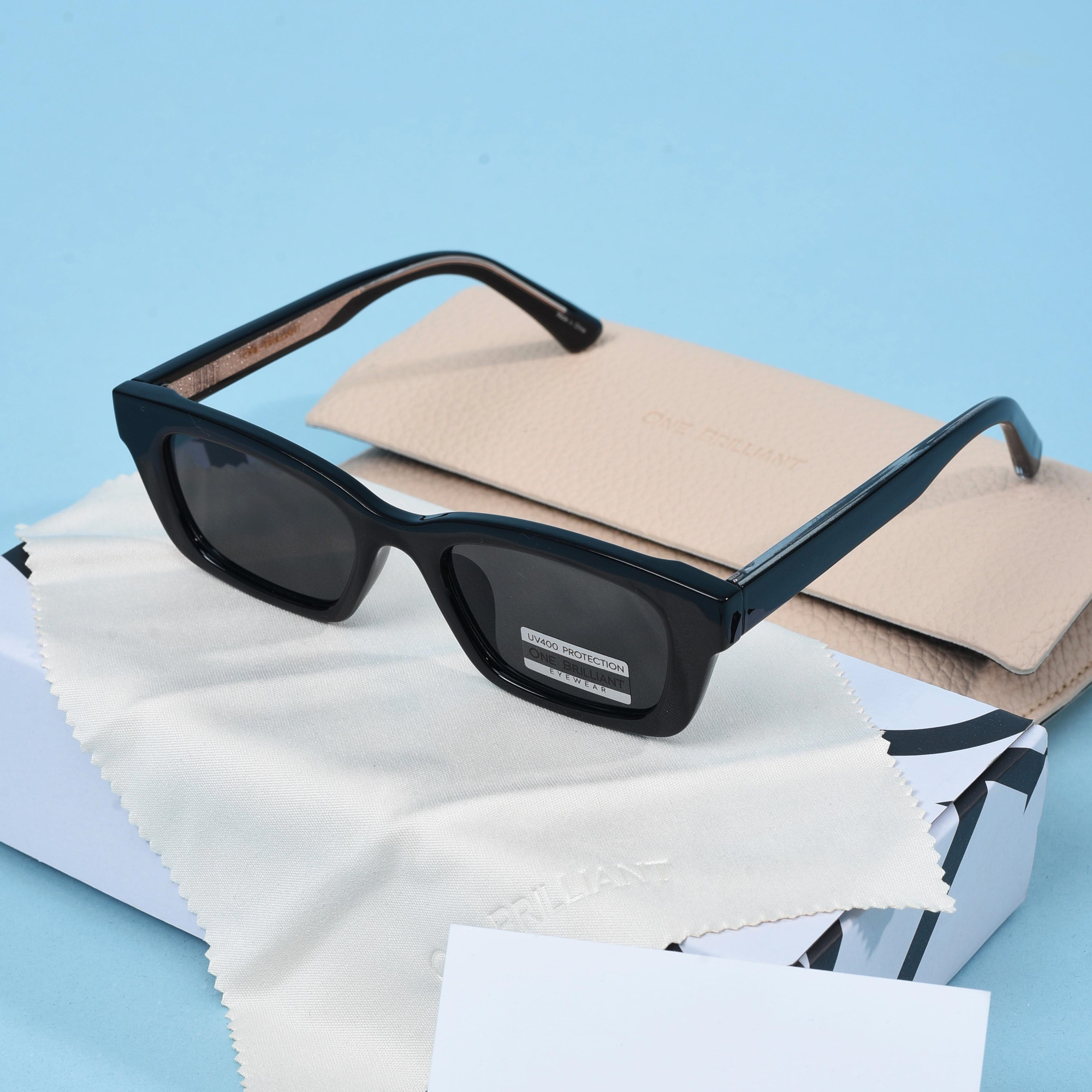 ONE BRILLIANT LOGAN SUNLASSES - BLACK