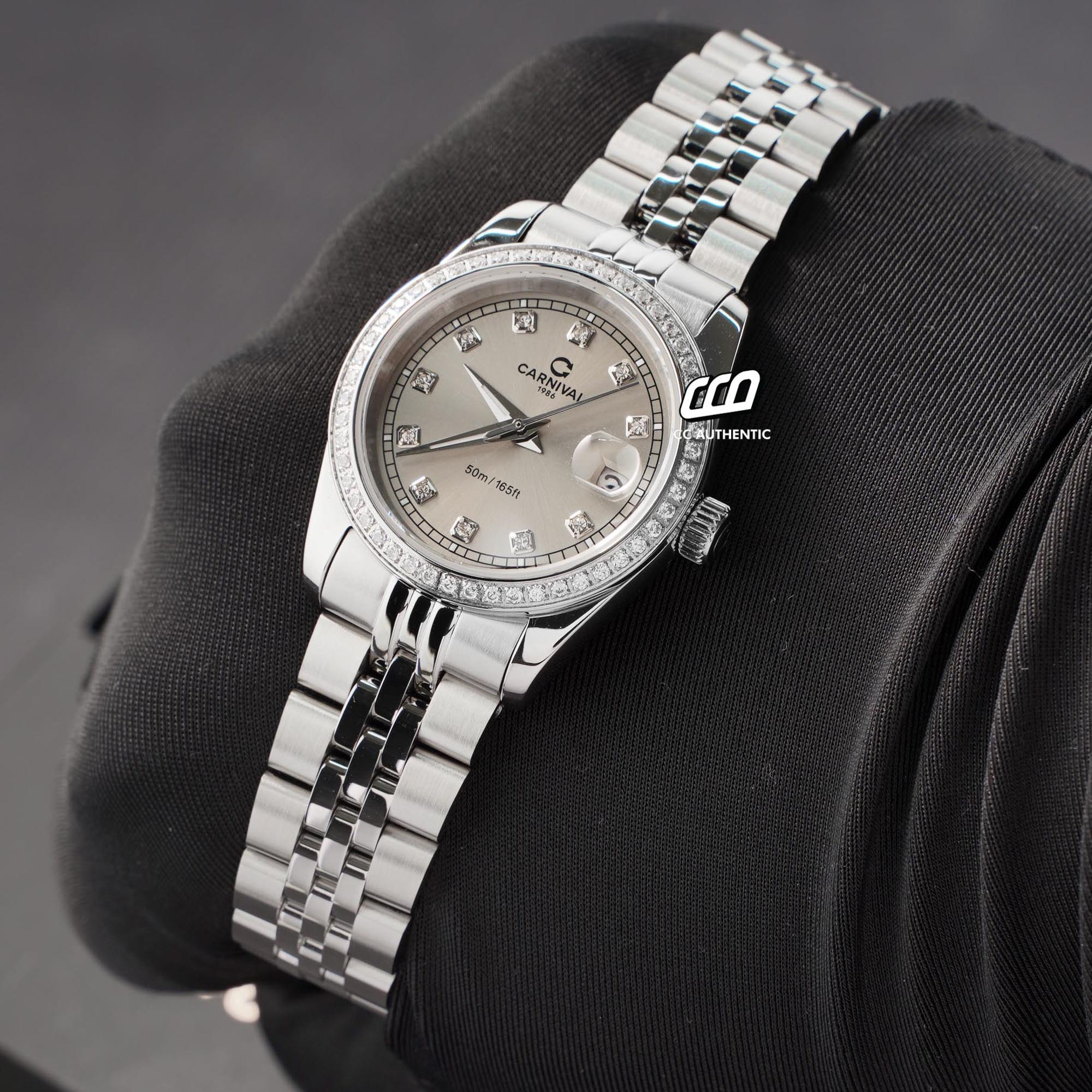 ĐỒNG HỒ NỮ CARNIVAL 8131L2 VT TX QUAZT 32MM