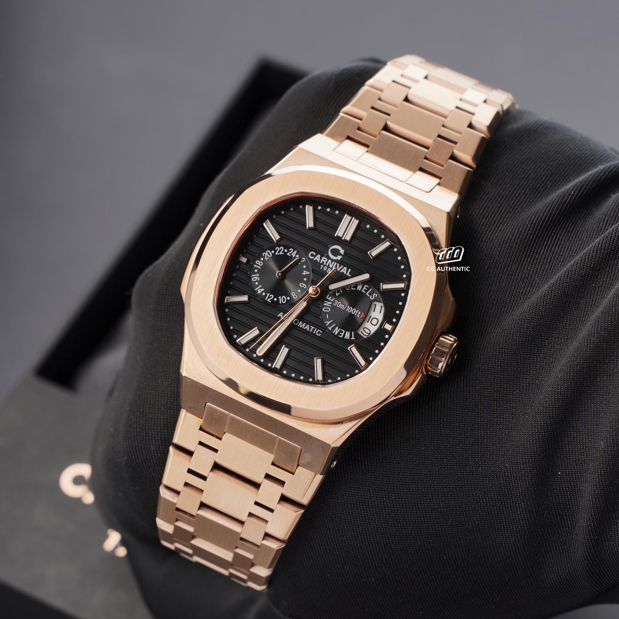 ĐỒNG HỒ NAM CARNIVAL 8158G VH D AUTOMATIC 41MM