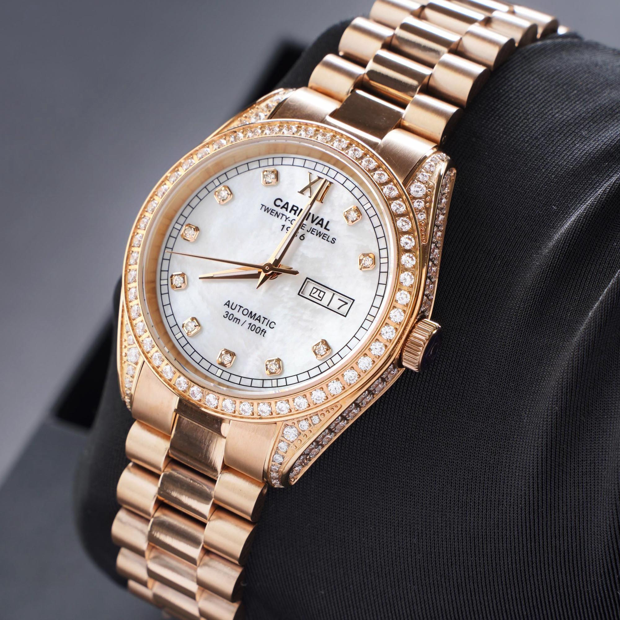 ĐỒNG HỒ NAM CARNIVAL 8907G VH TK AUTOMATIC 40MM
