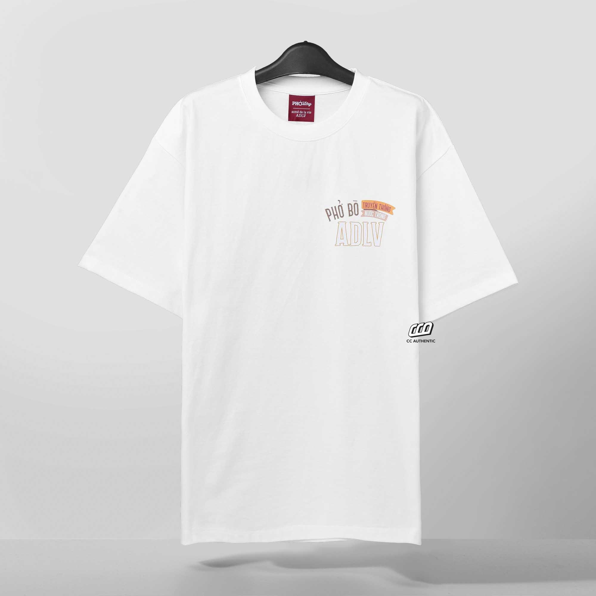 ADLV  X PHO STORY ROAD SIGN BEAR T-SHIRT - WHITE