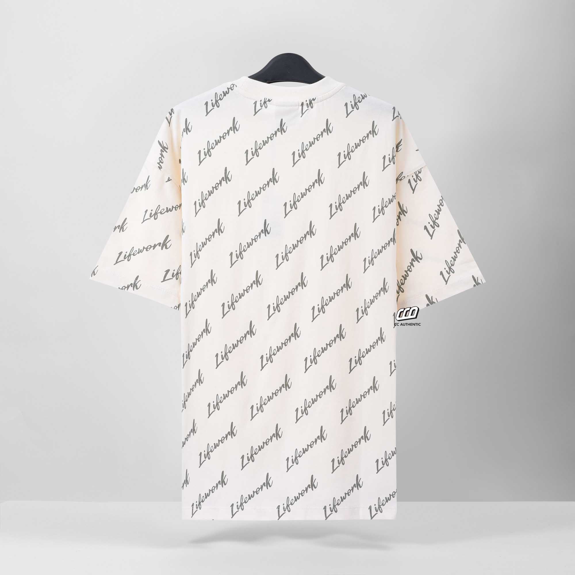 LIFEWORK MONOGRAM SS23 T-SHIRT - IVORY