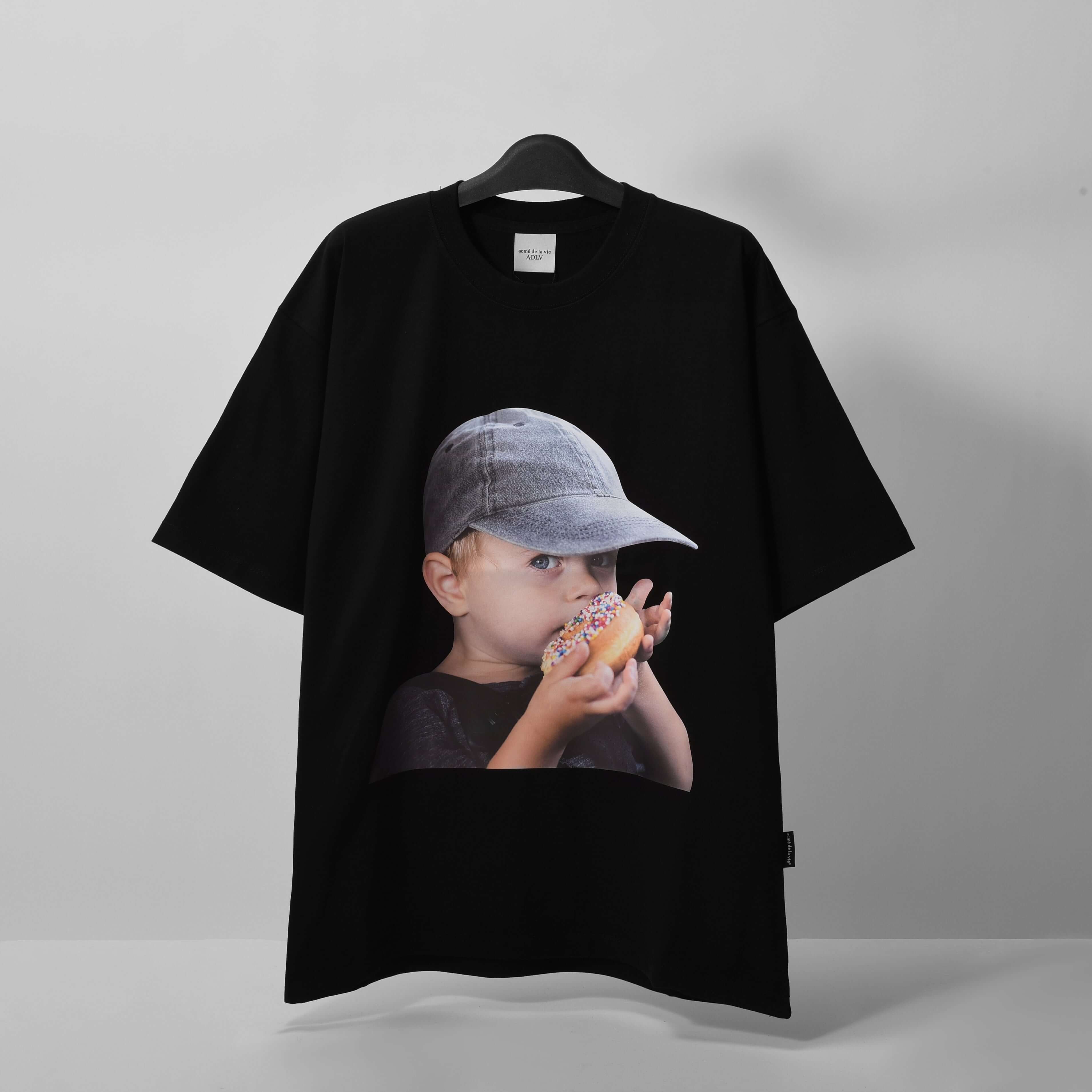 ADLV Cap Boy T-shirt - Black