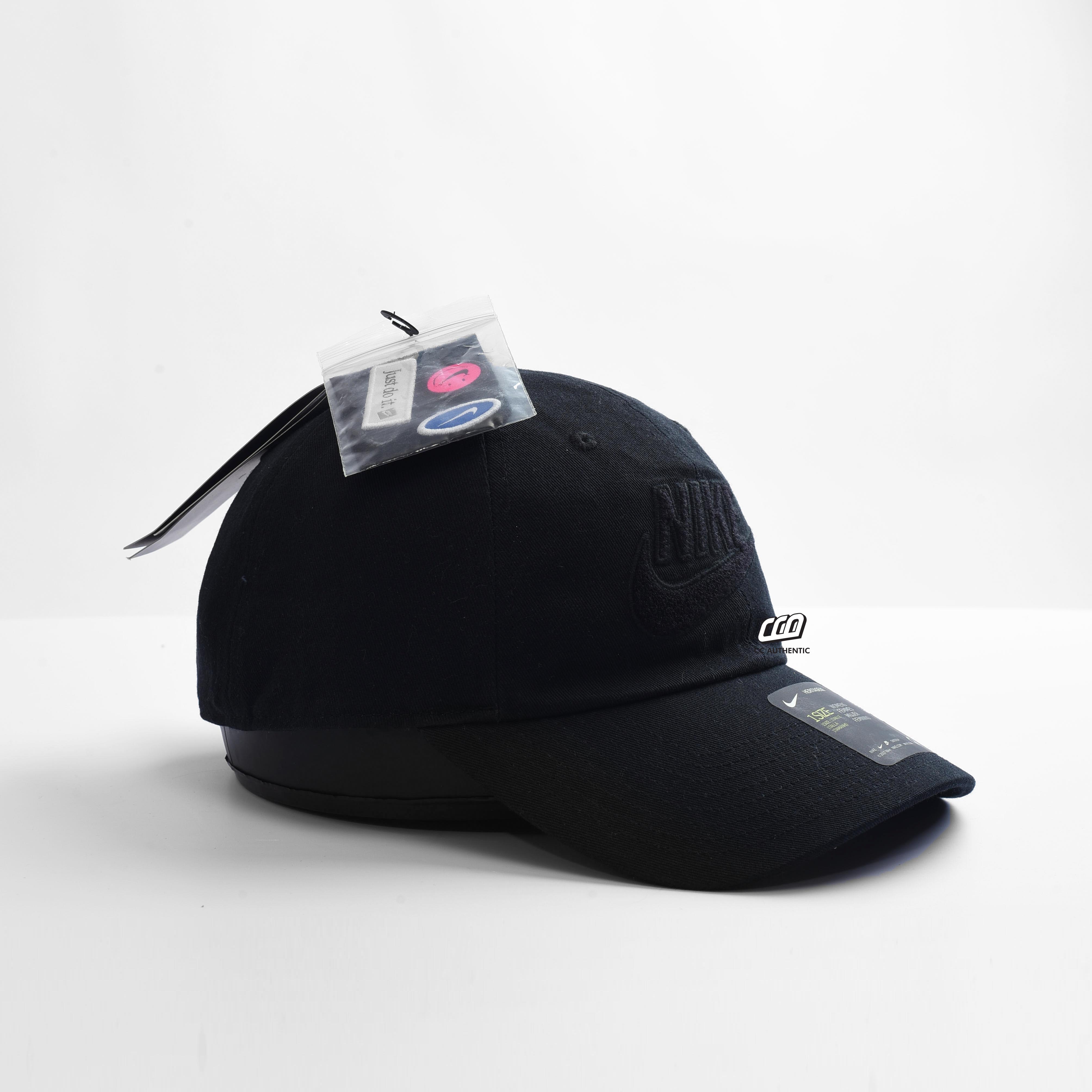 NIKE HERITAGE 86 STRAPBACK CAP - BLACK