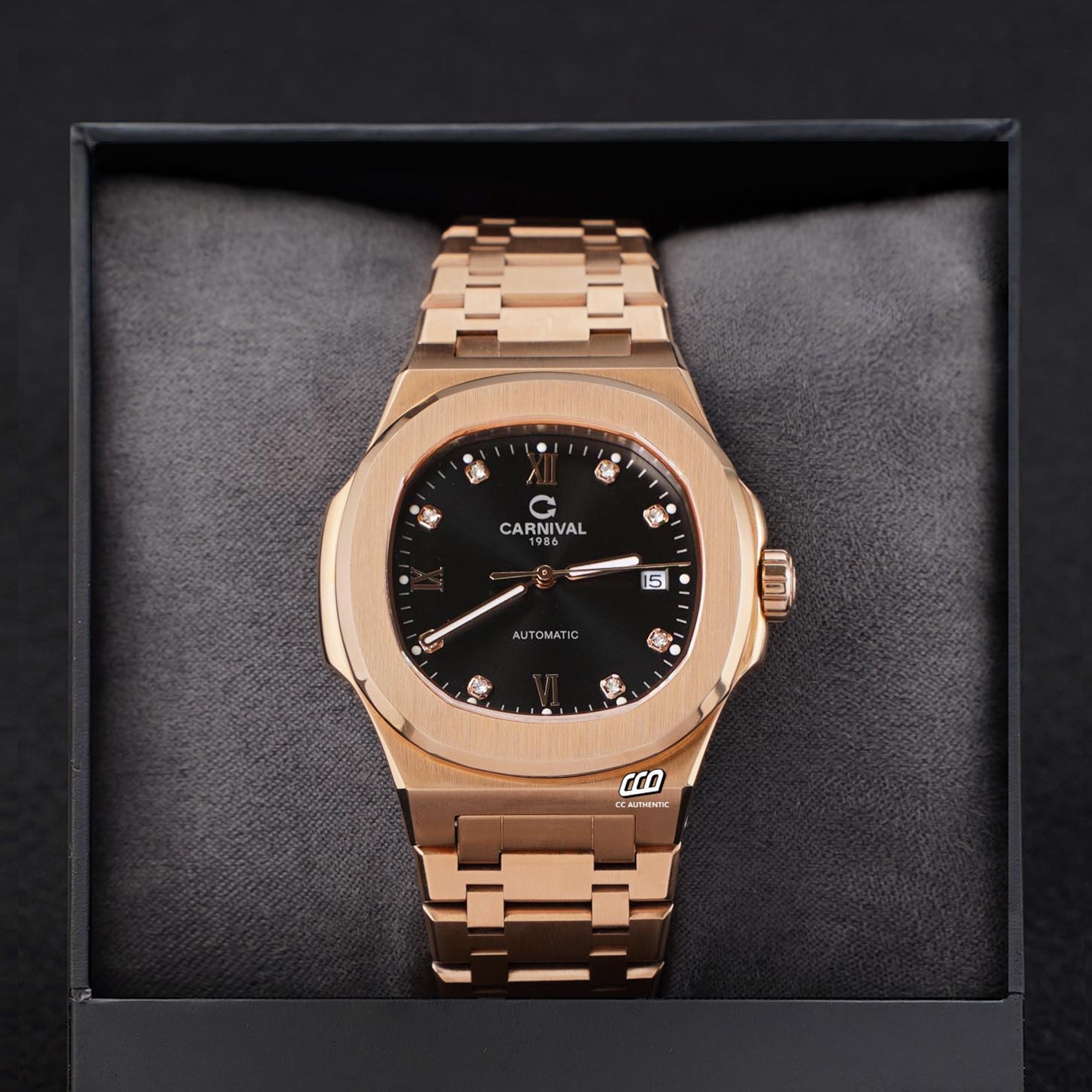 ĐỒNG HỒ NAM CARNIVAL 8160G VH D AUTOMATIC 41MM