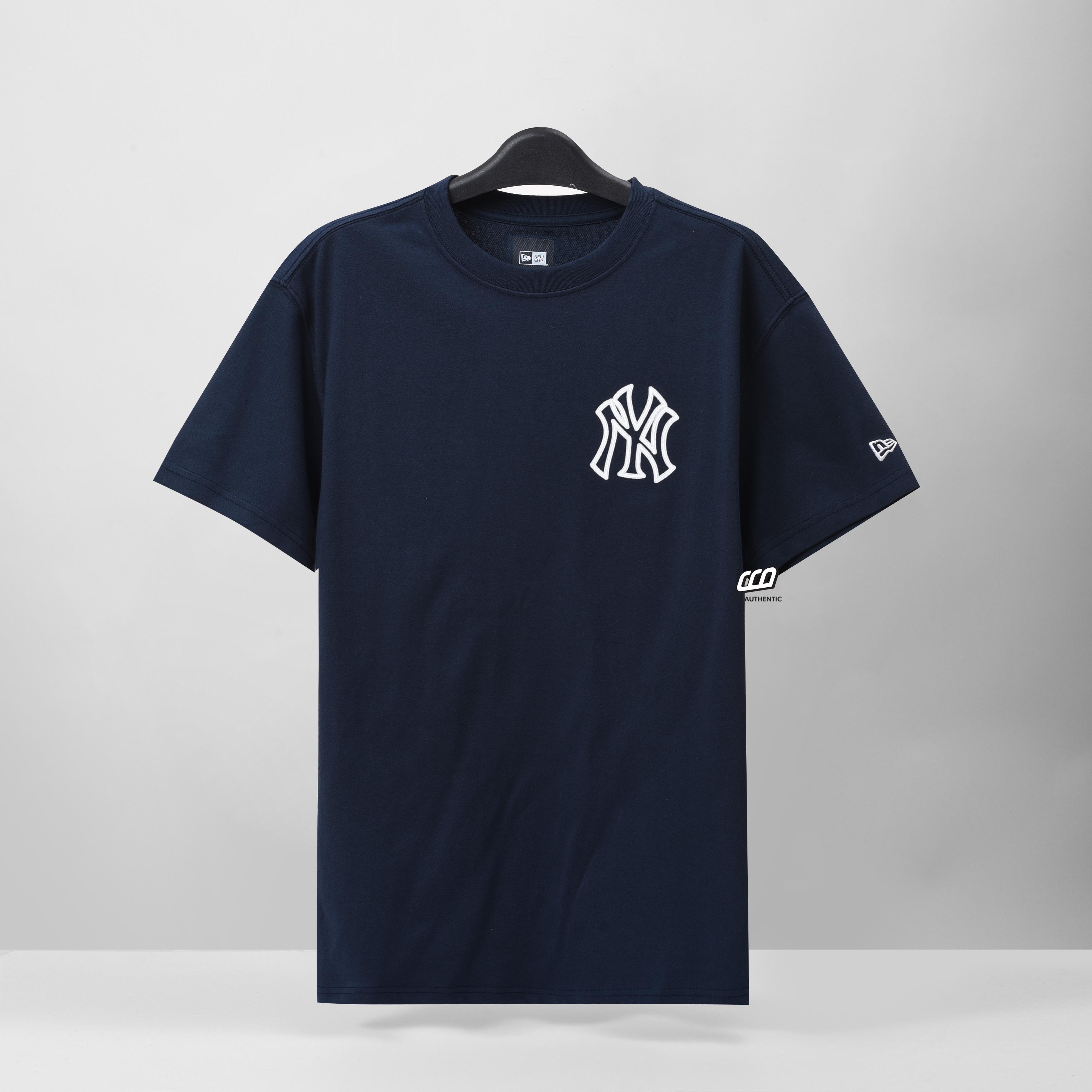 NEW ERA NEON LOGO RS52 T-SHIRT - NAVY