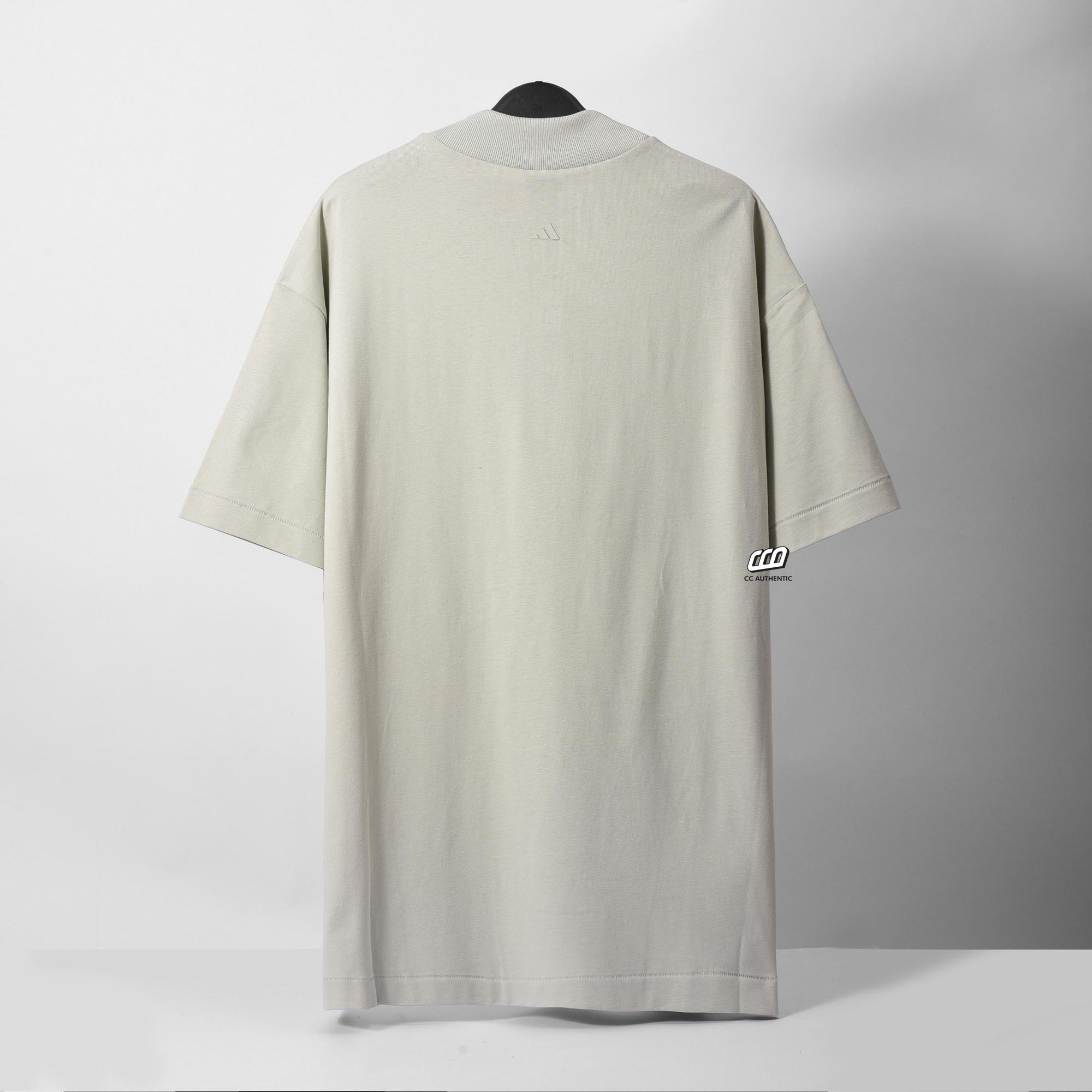 ADIDAS ORIGINALS BASKETBALL T-SHIRT - ALUMINIUM