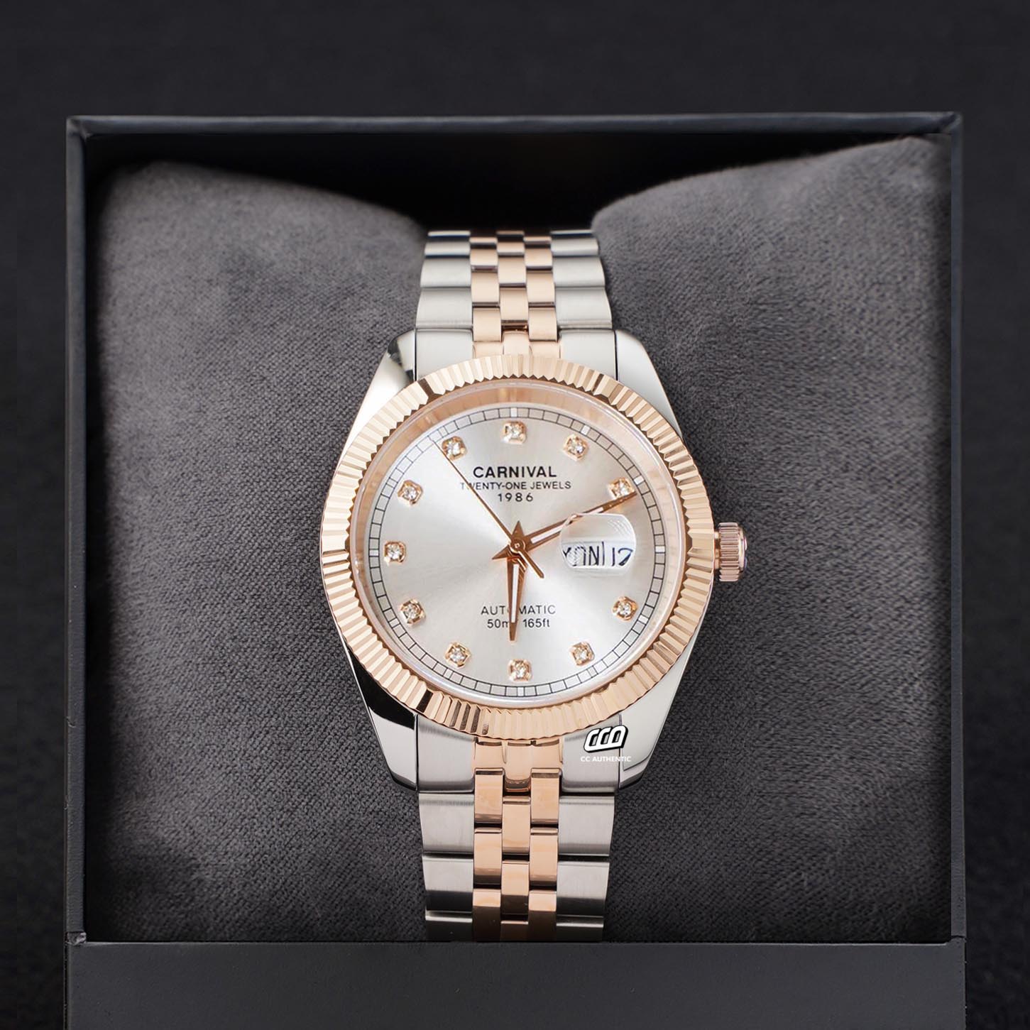 ĐỒNG HỒ NAM CARNIVAL 8131G CH T AUTOMATIC 41MM