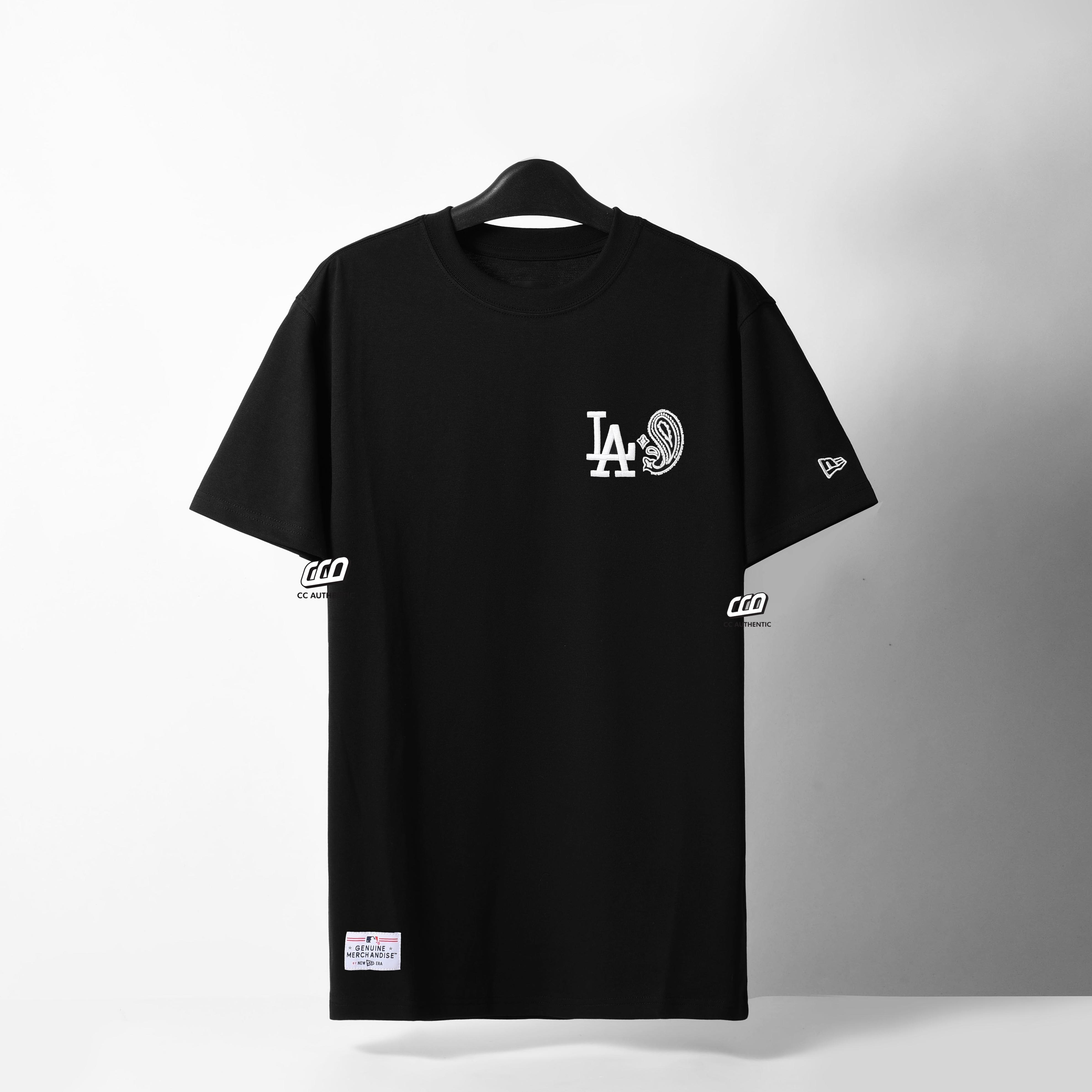 NEW ERA BASIC ROUND T-SHIRT - BLACK