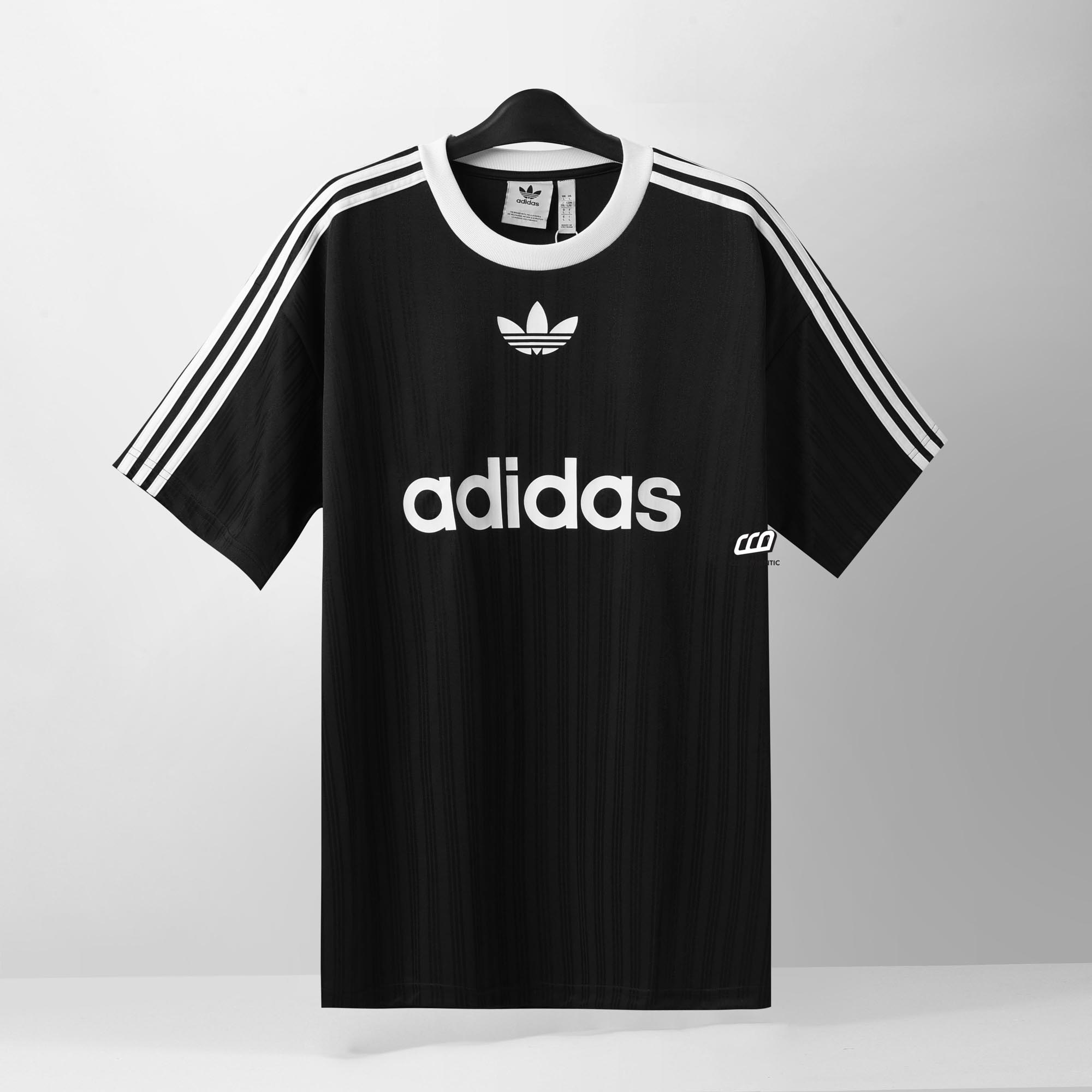 ADIDAS ORIGINAL ADICOLOR POLY T-SHIRT - BLACK