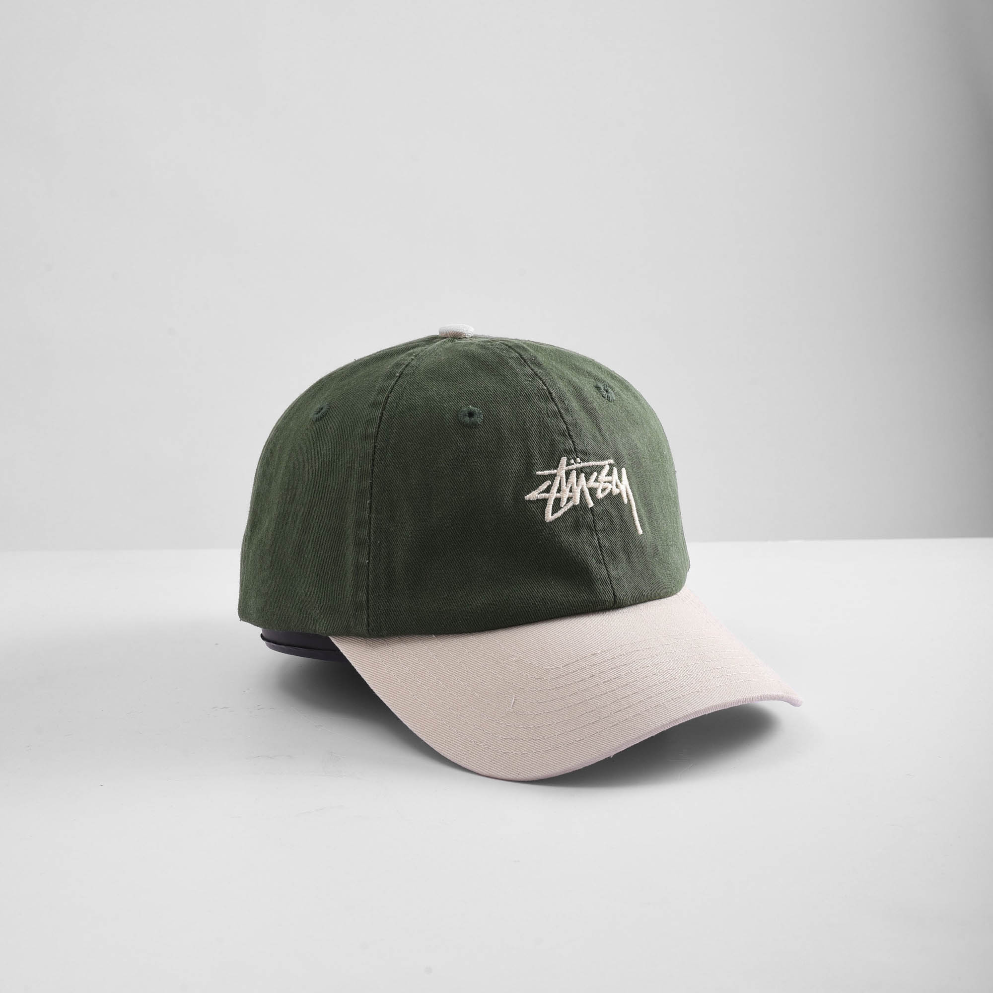 STUSSY STOCK LOW PRO CAP - GREEN
