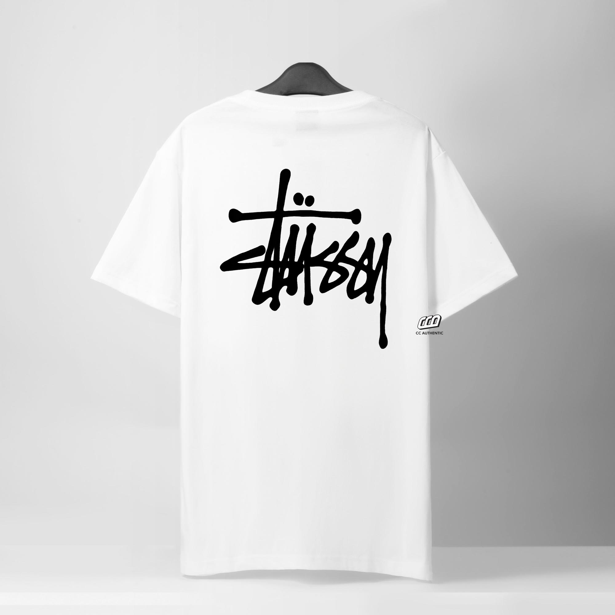 STUSSY BASIC T-SHIRT - WHITE