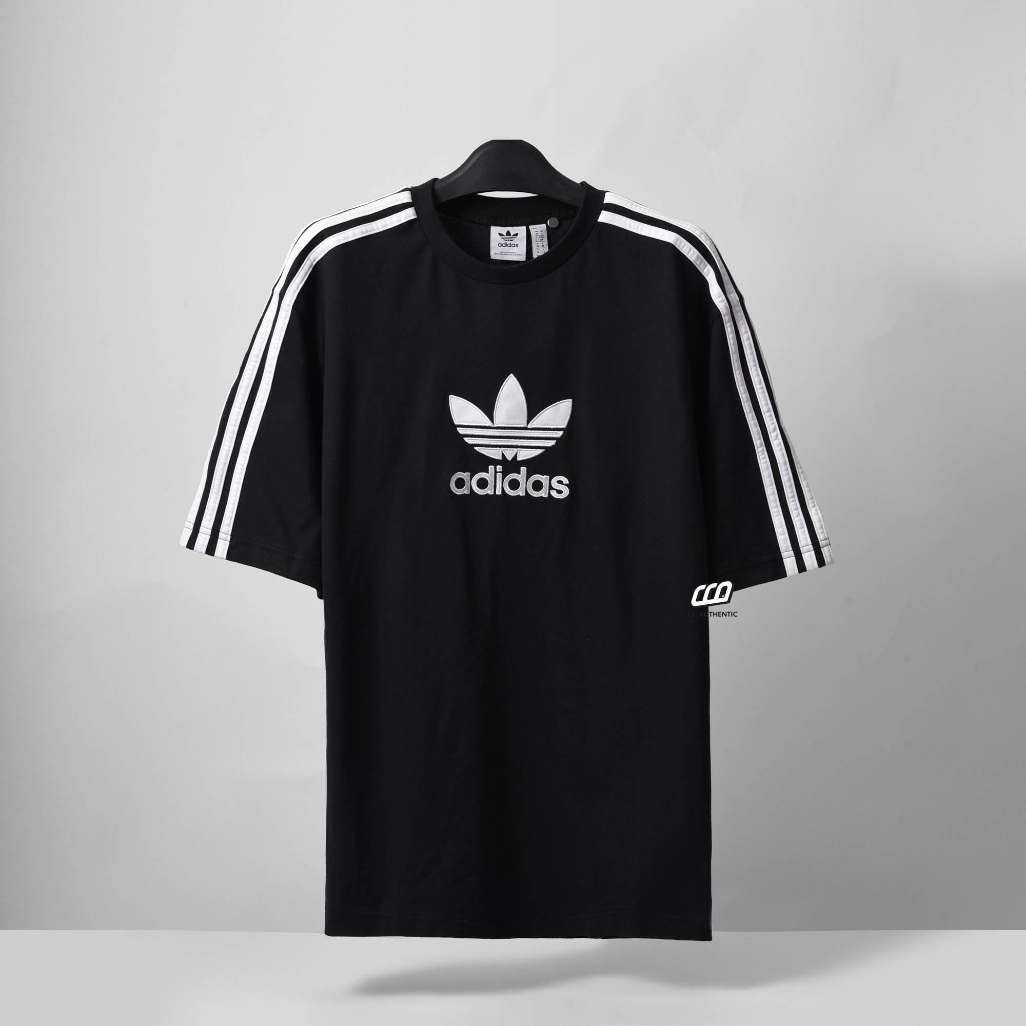 ADIDAS ADICOLOR TREFOIL T-SHIRT - BLACK