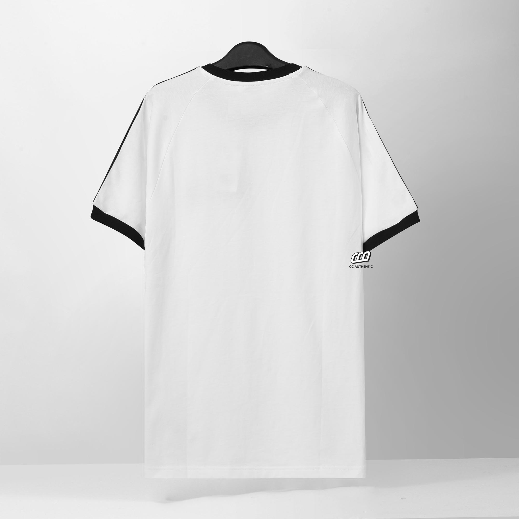 ADIDAS CLASSIC ADICOLOR 3 STRIPES T-SHIRT - WHITE