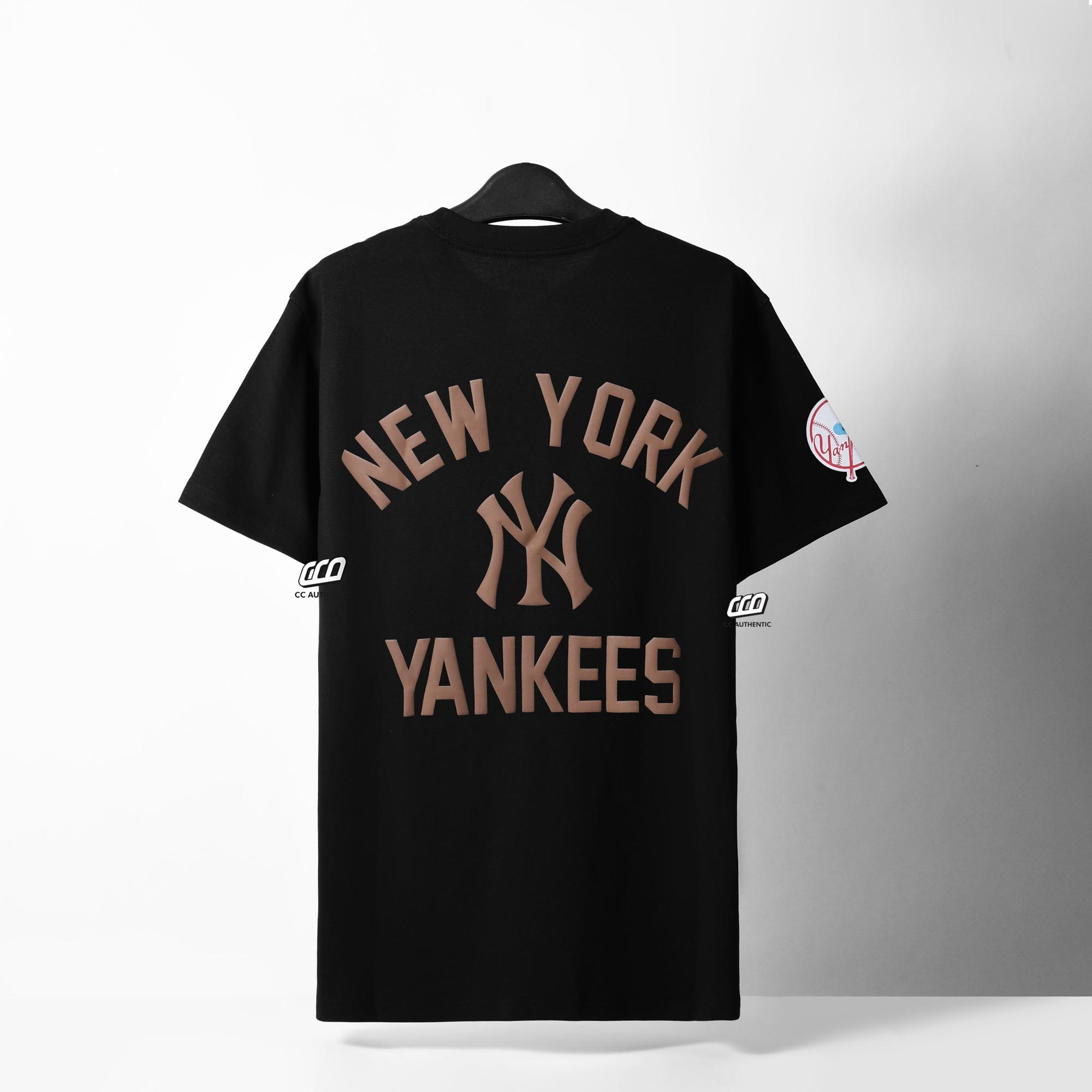NEW ERA NY CHAMP T-SHIRT - BLACK