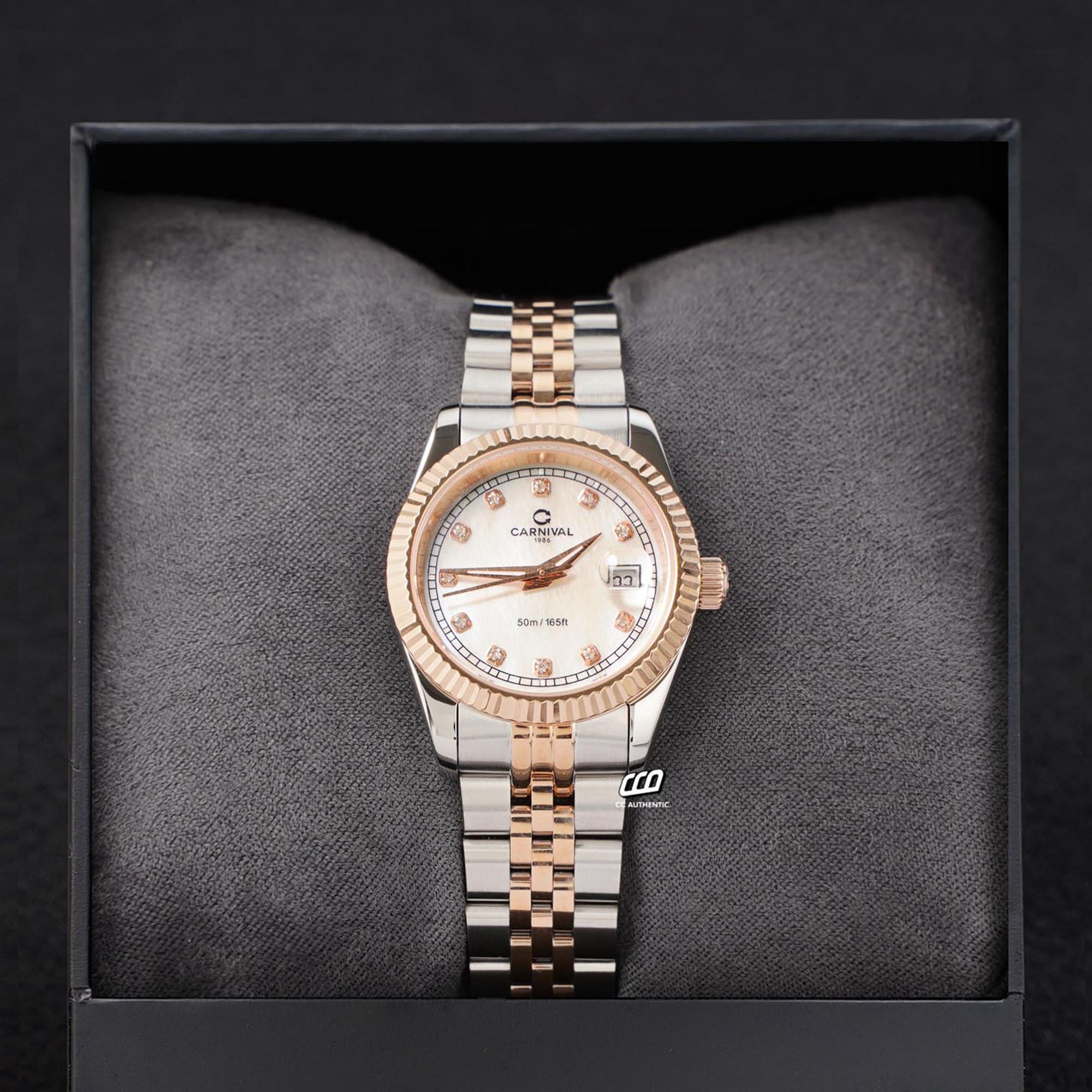 ĐỒNG HỒ NỮ CARNIVAL 8131L CH TK QUAZT 32MM