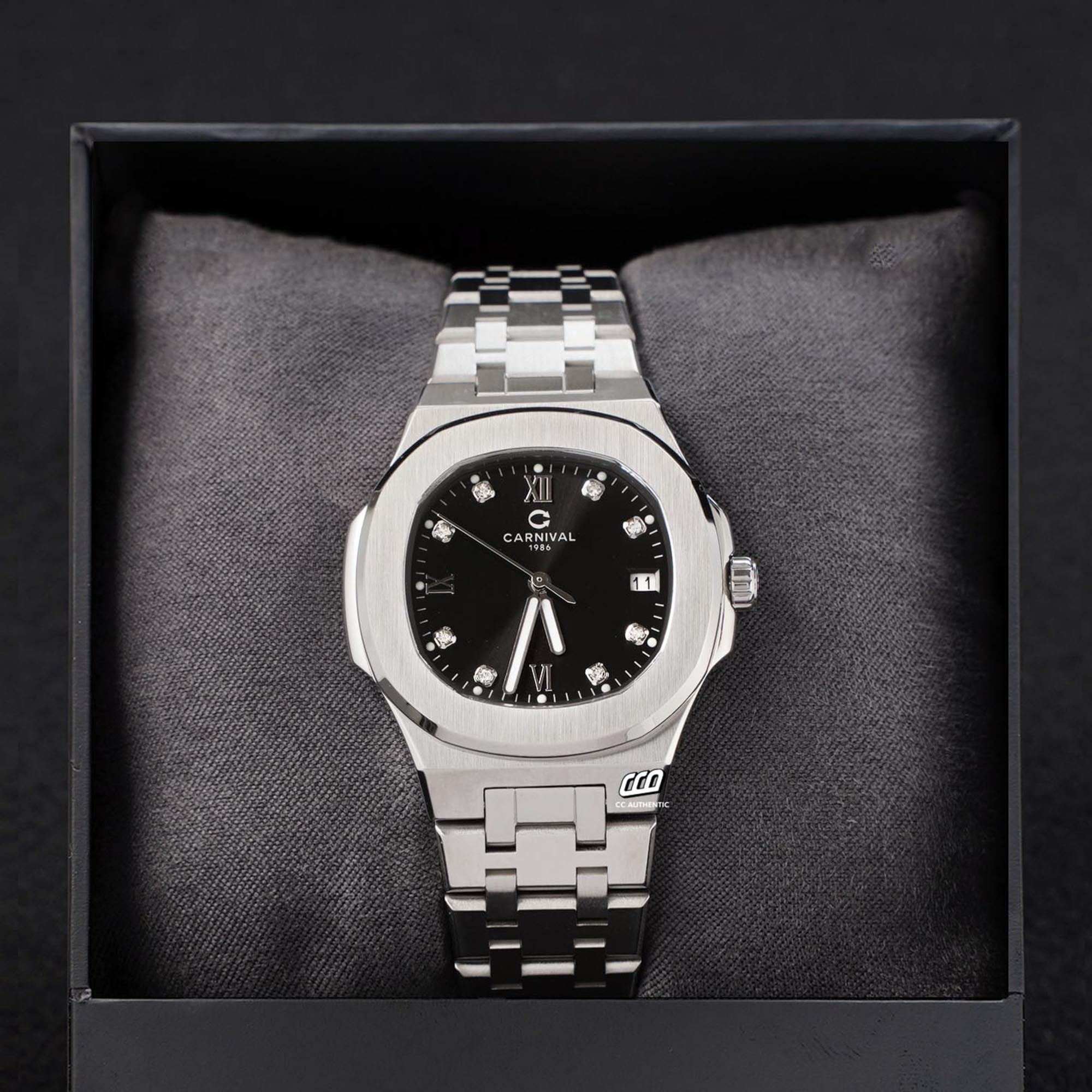 ĐỒNG HỒ NỮ CARNIVAL 8160L VT D QUAZT 34MM