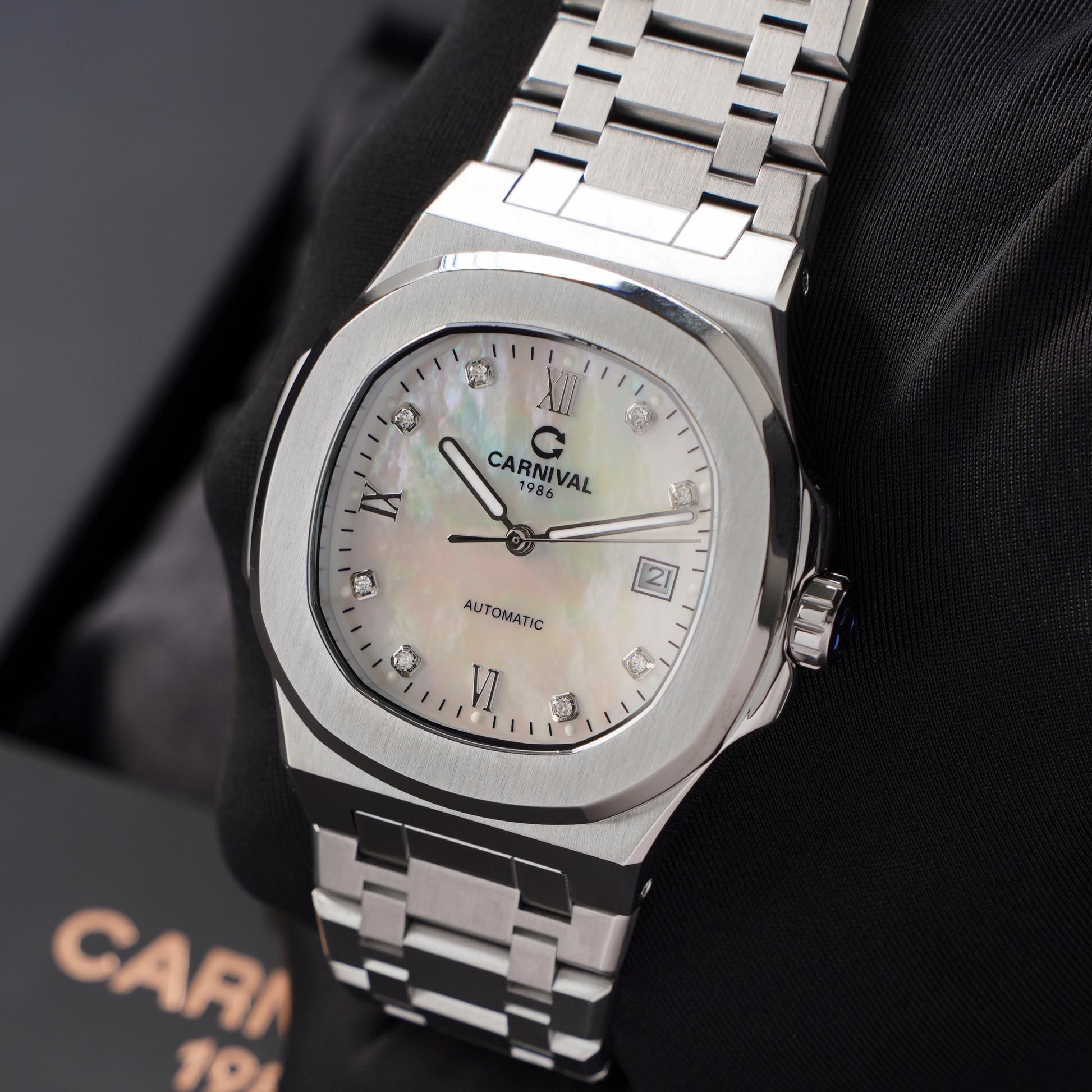 ĐỒNG HỒ NAM CARNIVAL 8160G VT TK AUTOMATIC 41MM