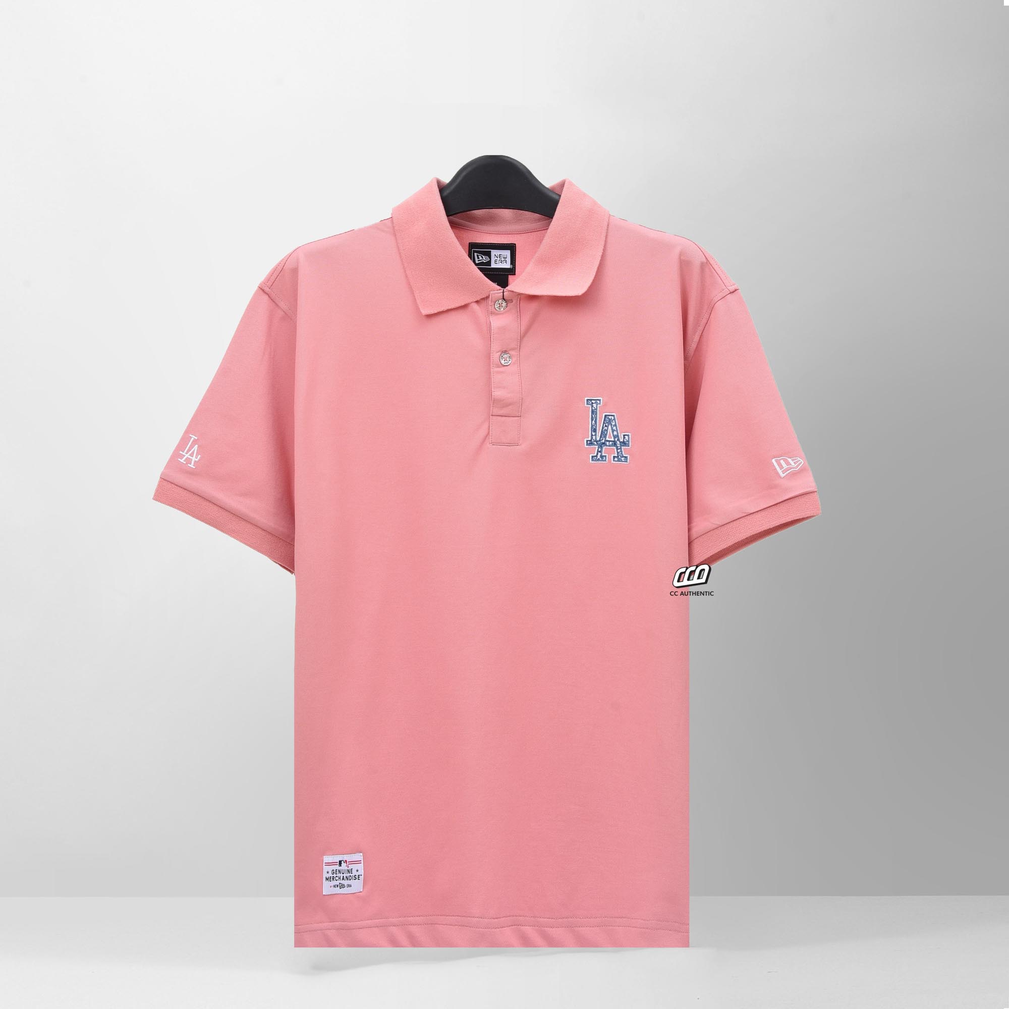 NEW ERA PORCELAIN A LOSDOD POLO SHIRT - PINK