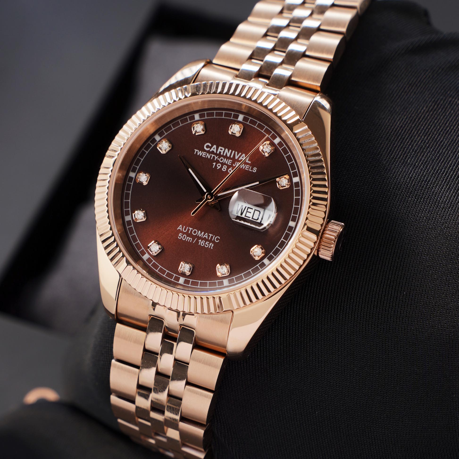 ĐỒNG HỒ NAM CARNIVAL 8131G VH N AUTOMATIC 41MM