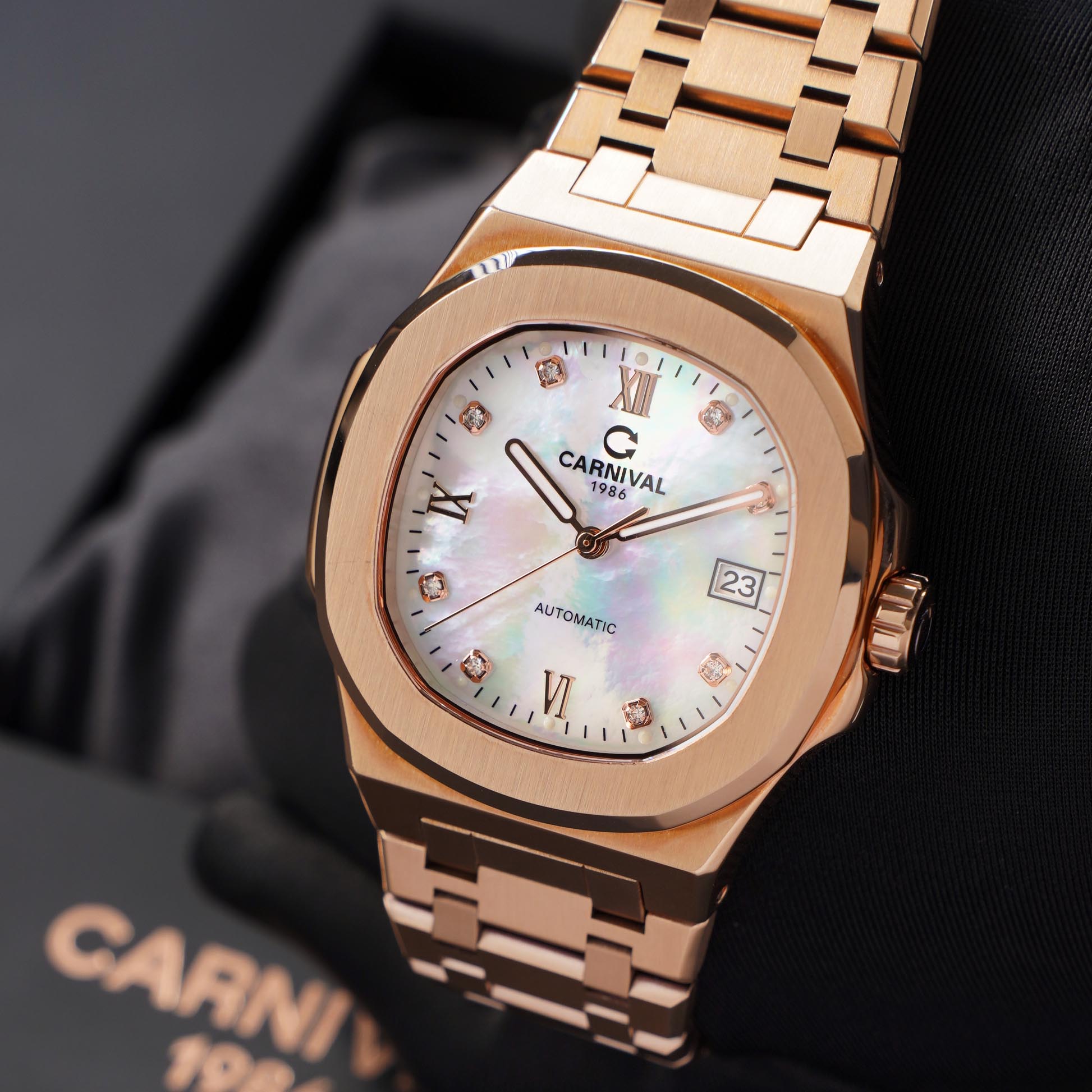 ĐỒNG HỒ NAM CARNIVAL 8160G VH TK AUTOMATIC 41MM