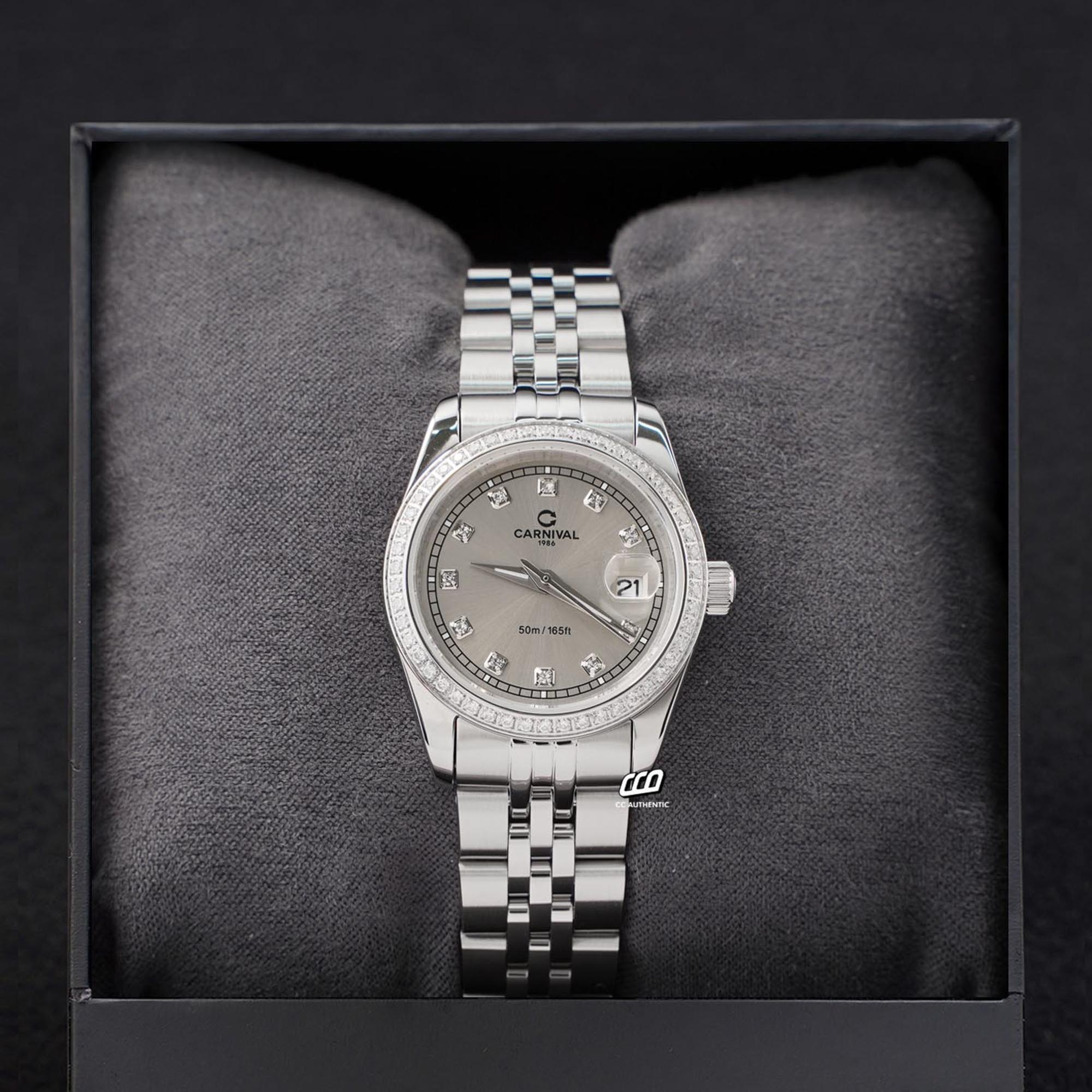 ĐỒNG HỒ NỮ CARNIVAL 8131L2 VT TX QUAZT 32MM