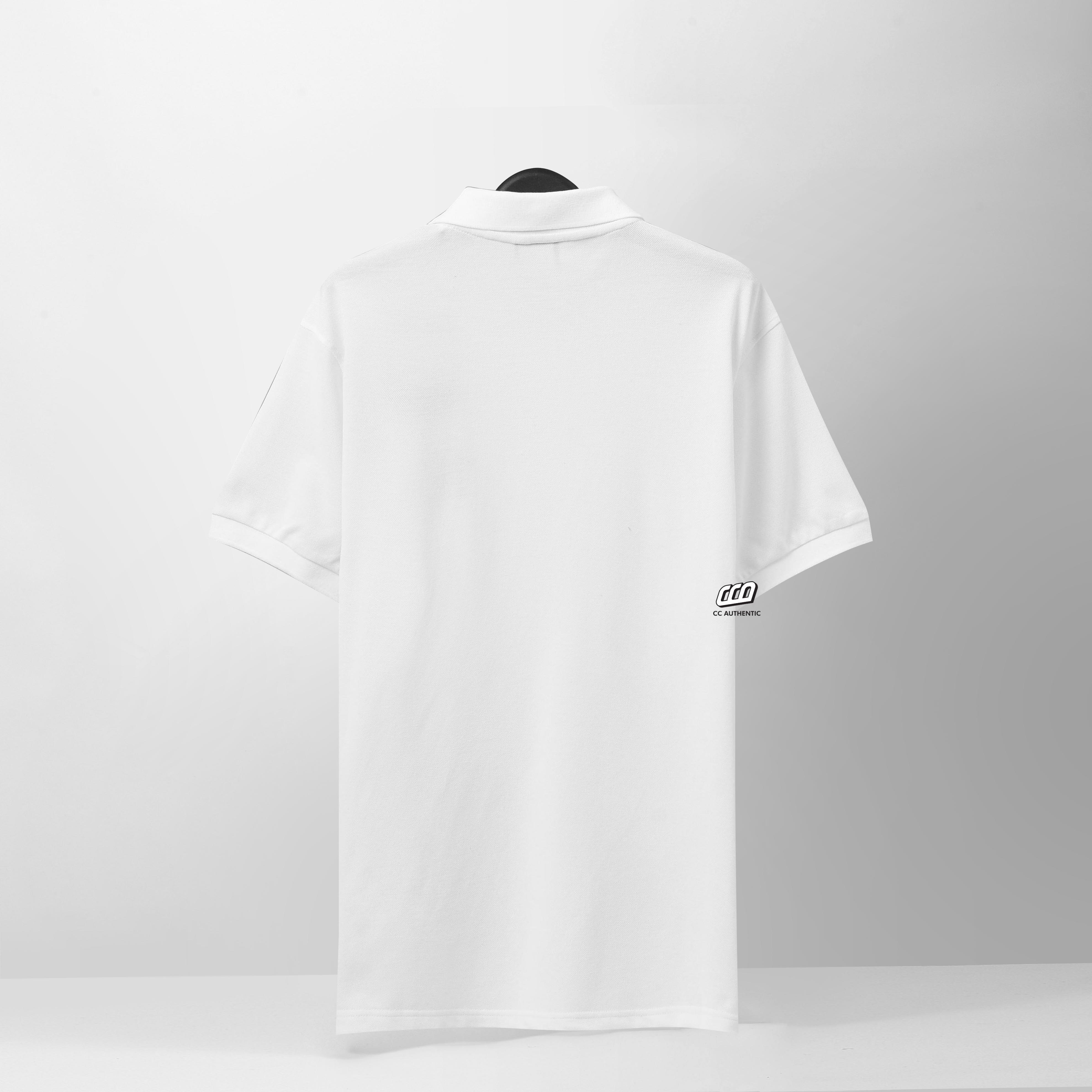 NEW ERA COLOR RIB POLO SHIRT - WHITE
