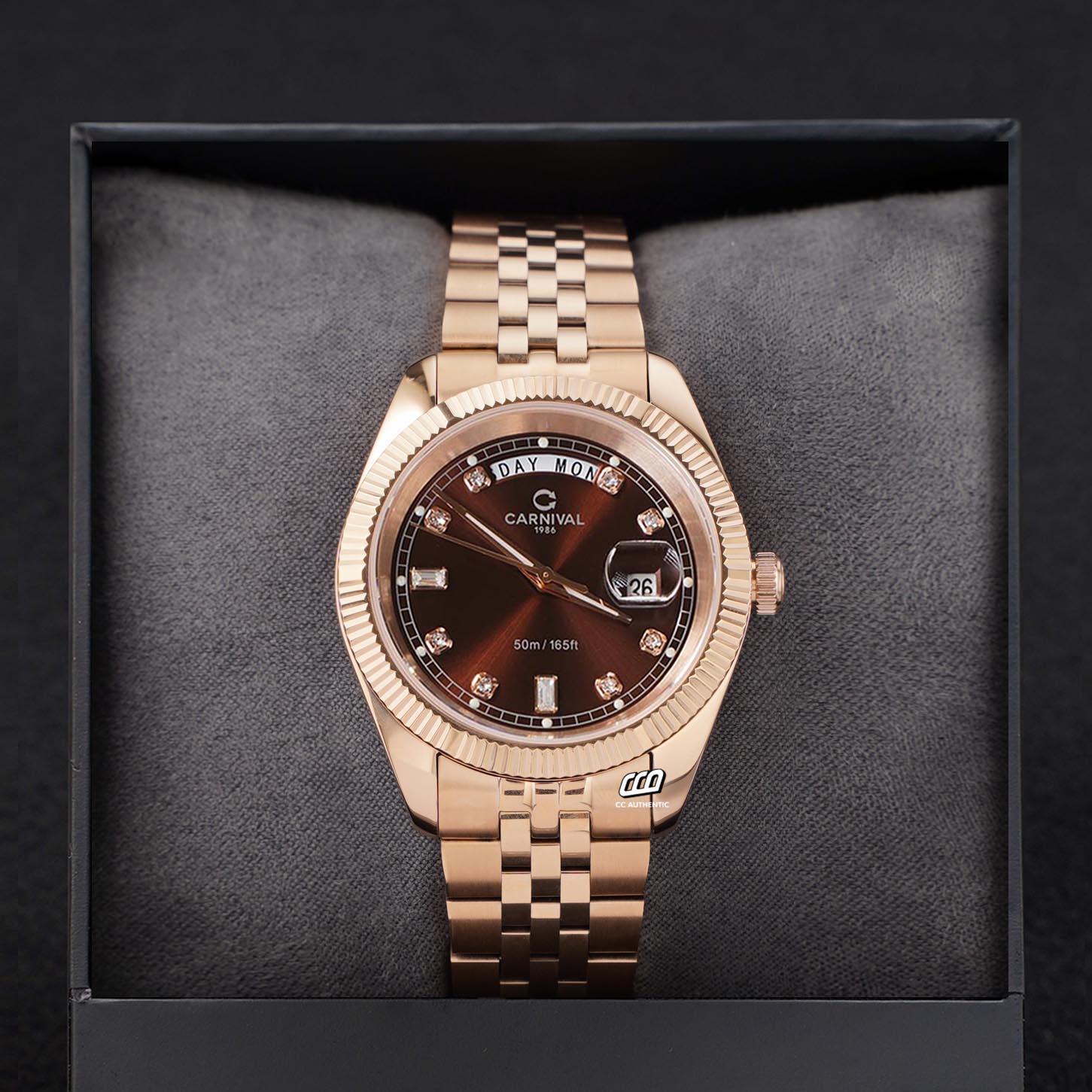 ĐỒNG HỒ NAM CARNIVAL 8190G VH N QUAZT 40MM