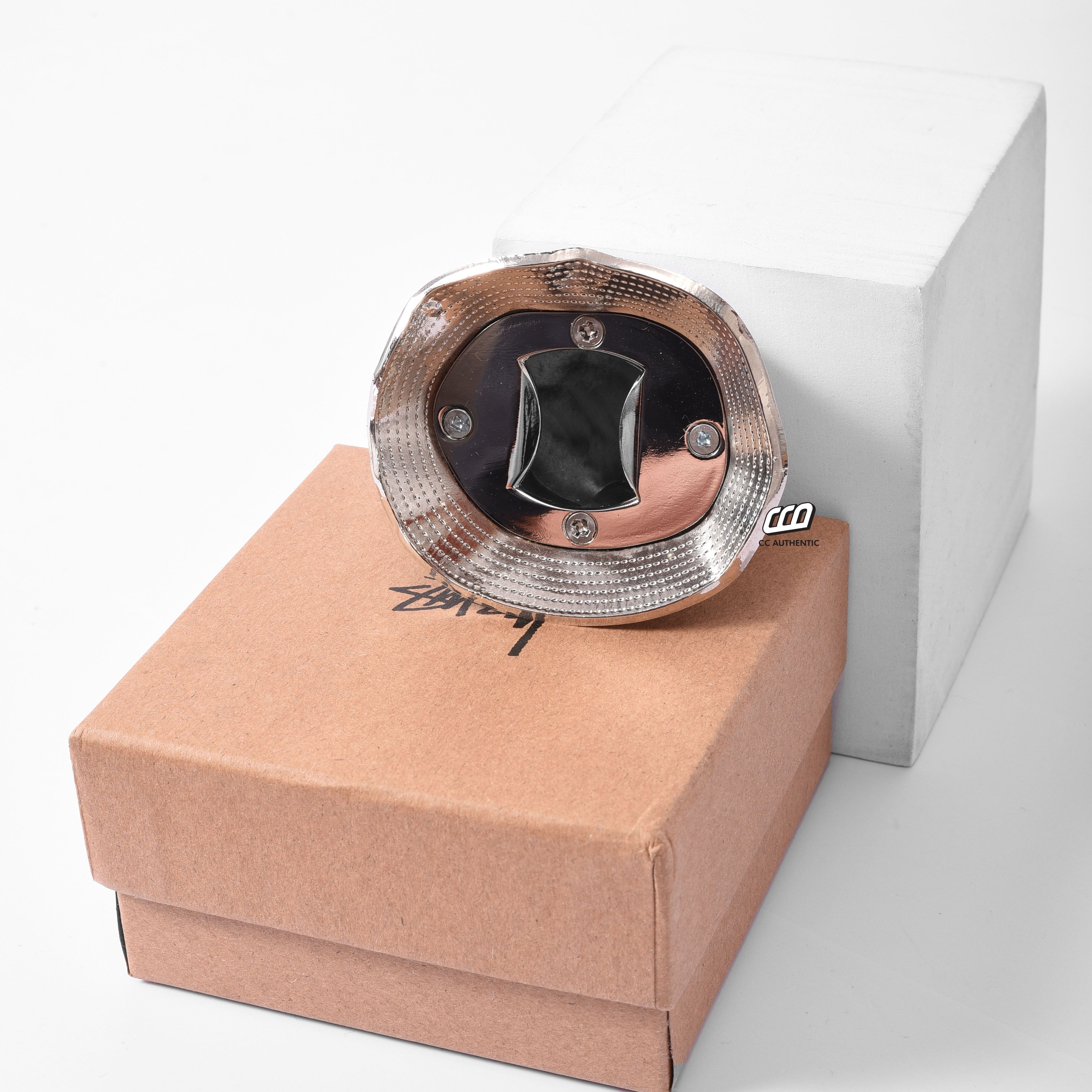 STUSSY BUCKET HAT BOTTLE OPENER - SILVER