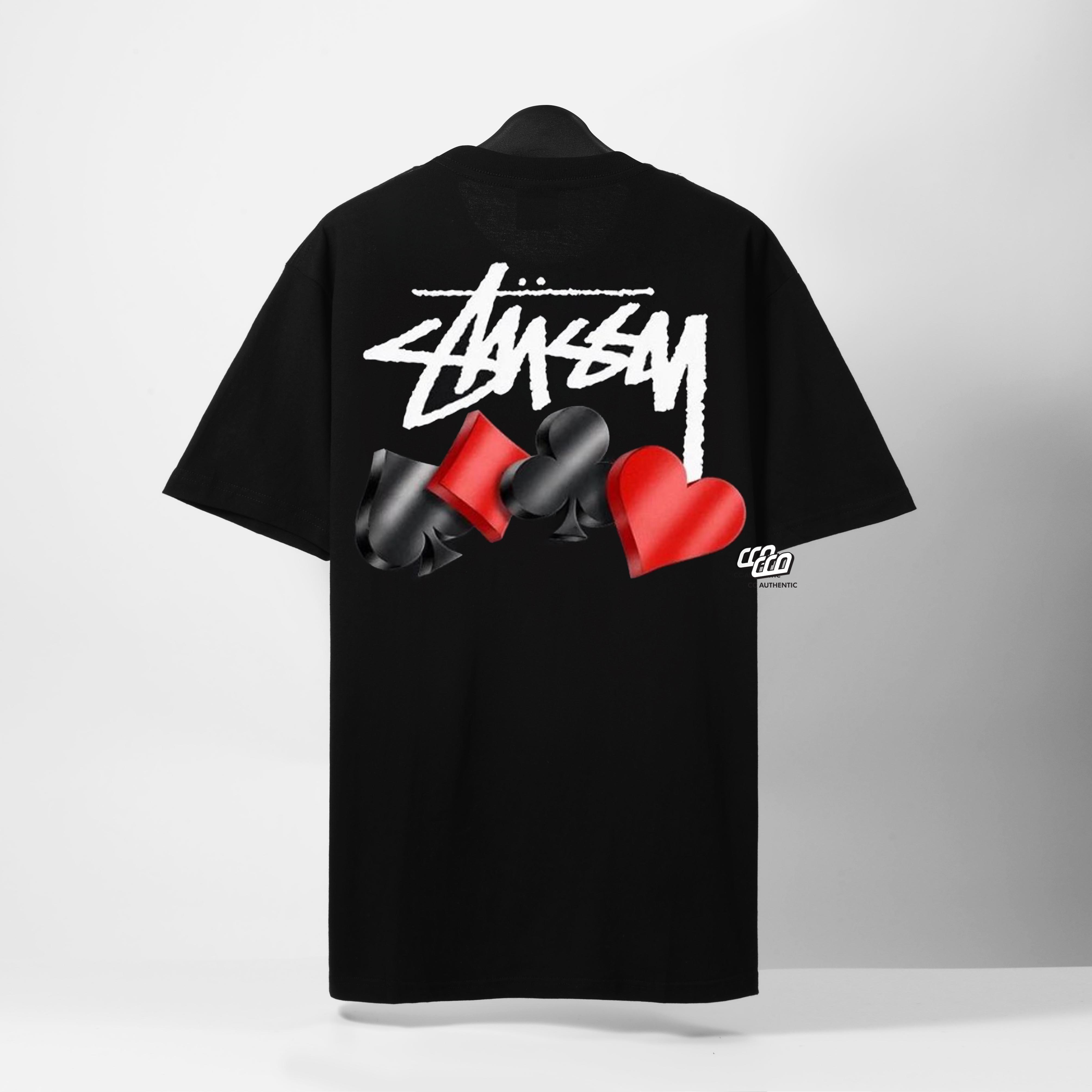 STUSSY SUITS TSHIRT - BLACK