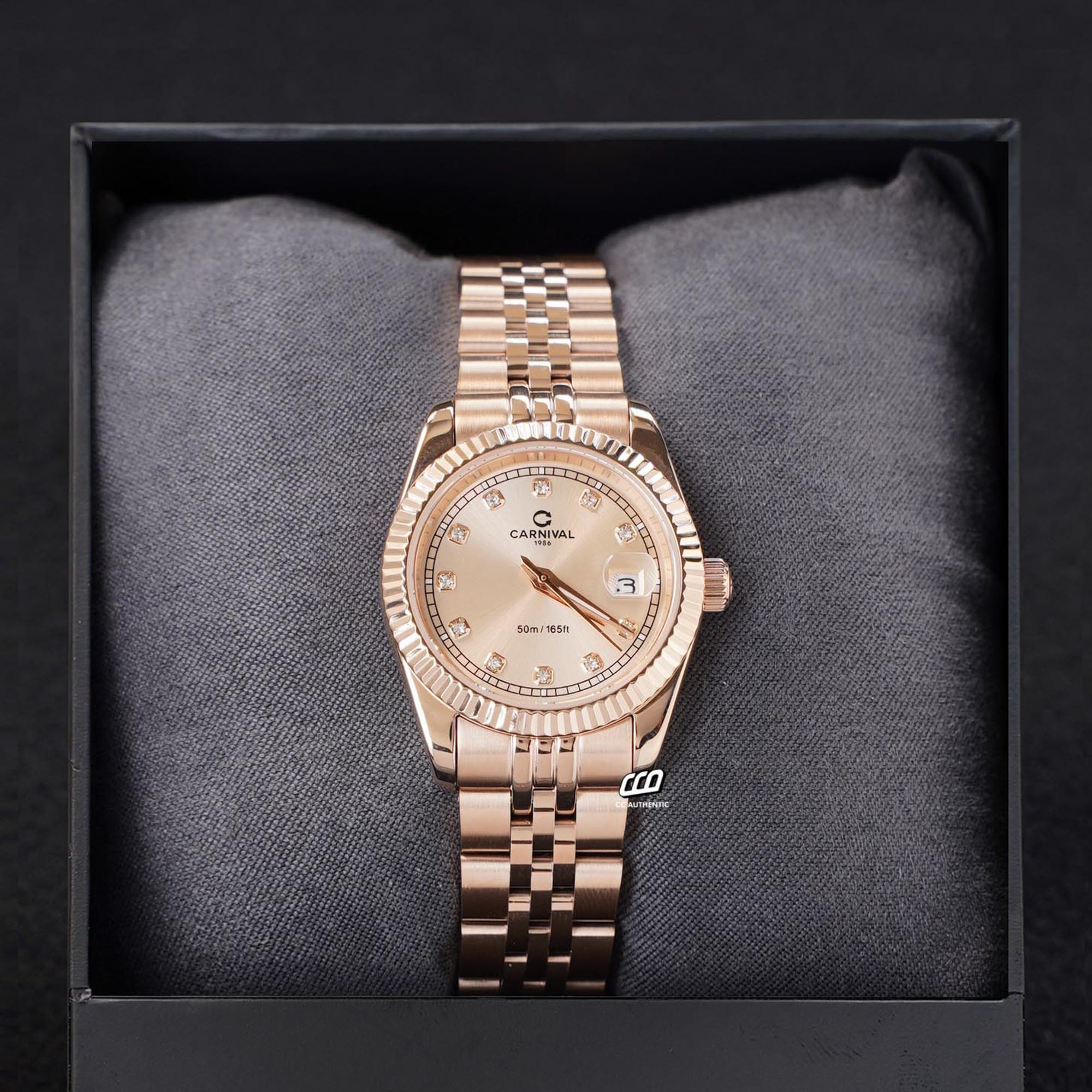 ĐỒNG HỒ NỮ CARNIVAL 8131L VH NN QUAZT 32MM