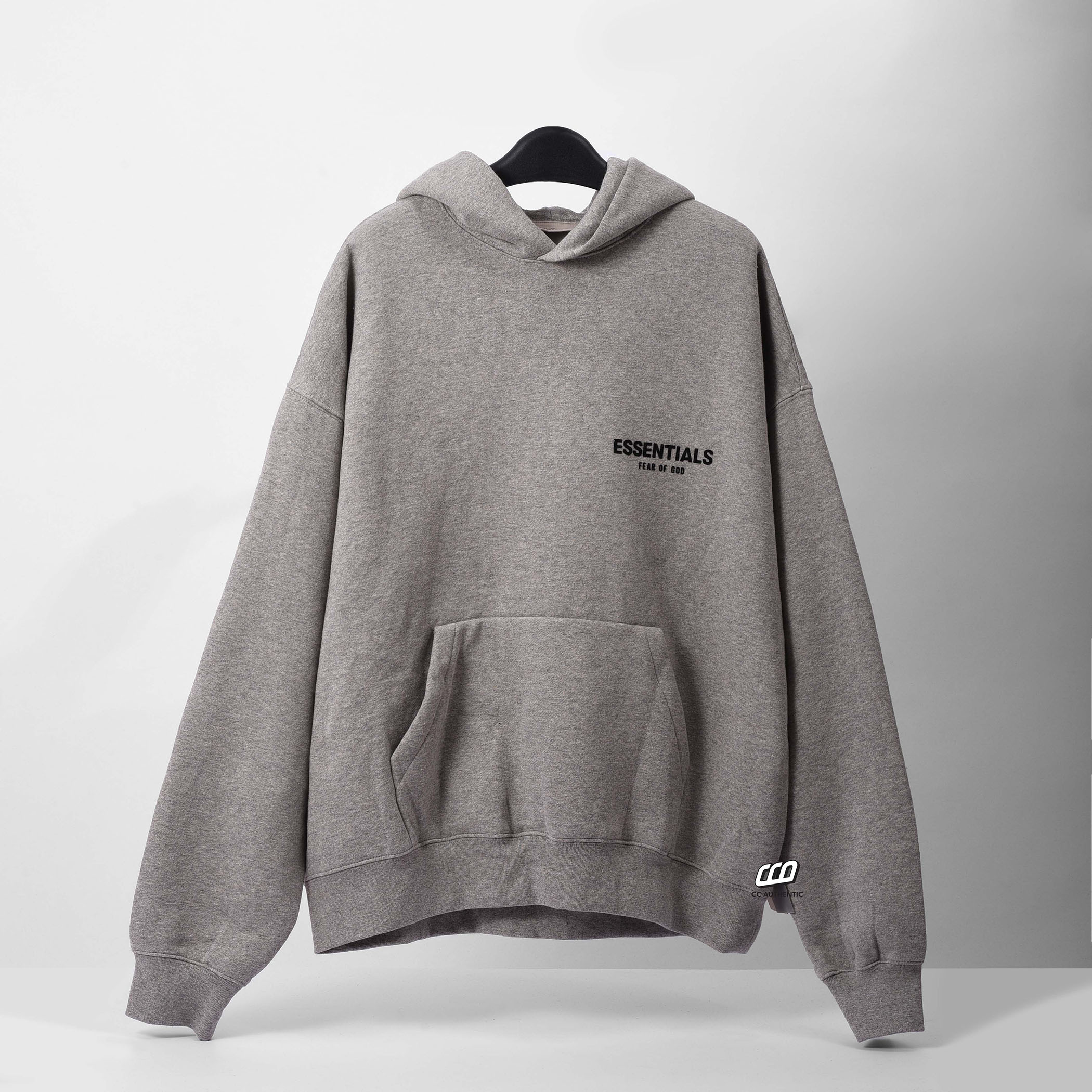 FOG ESSENTIALS SS22 HOODIE - DARK OATMEAL