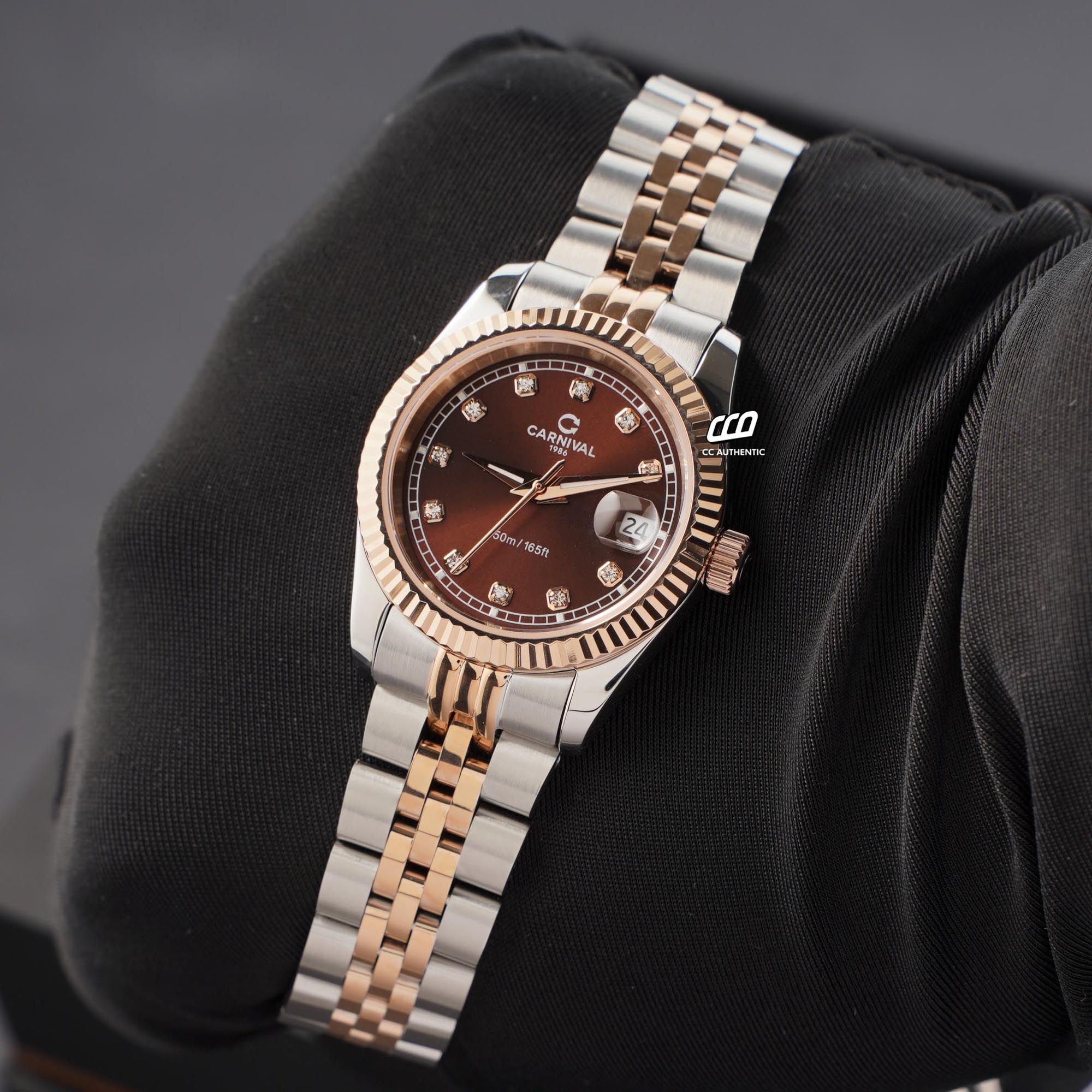 ĐỒNG HỒ NỮ CARNIVAL 8131L CH N QUAZT 32MM