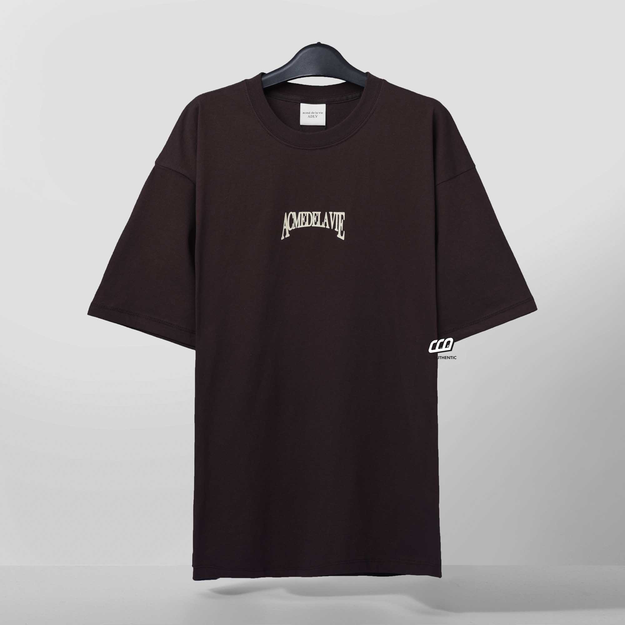 ADLV AE LOGO T-SHIRT - BROWN