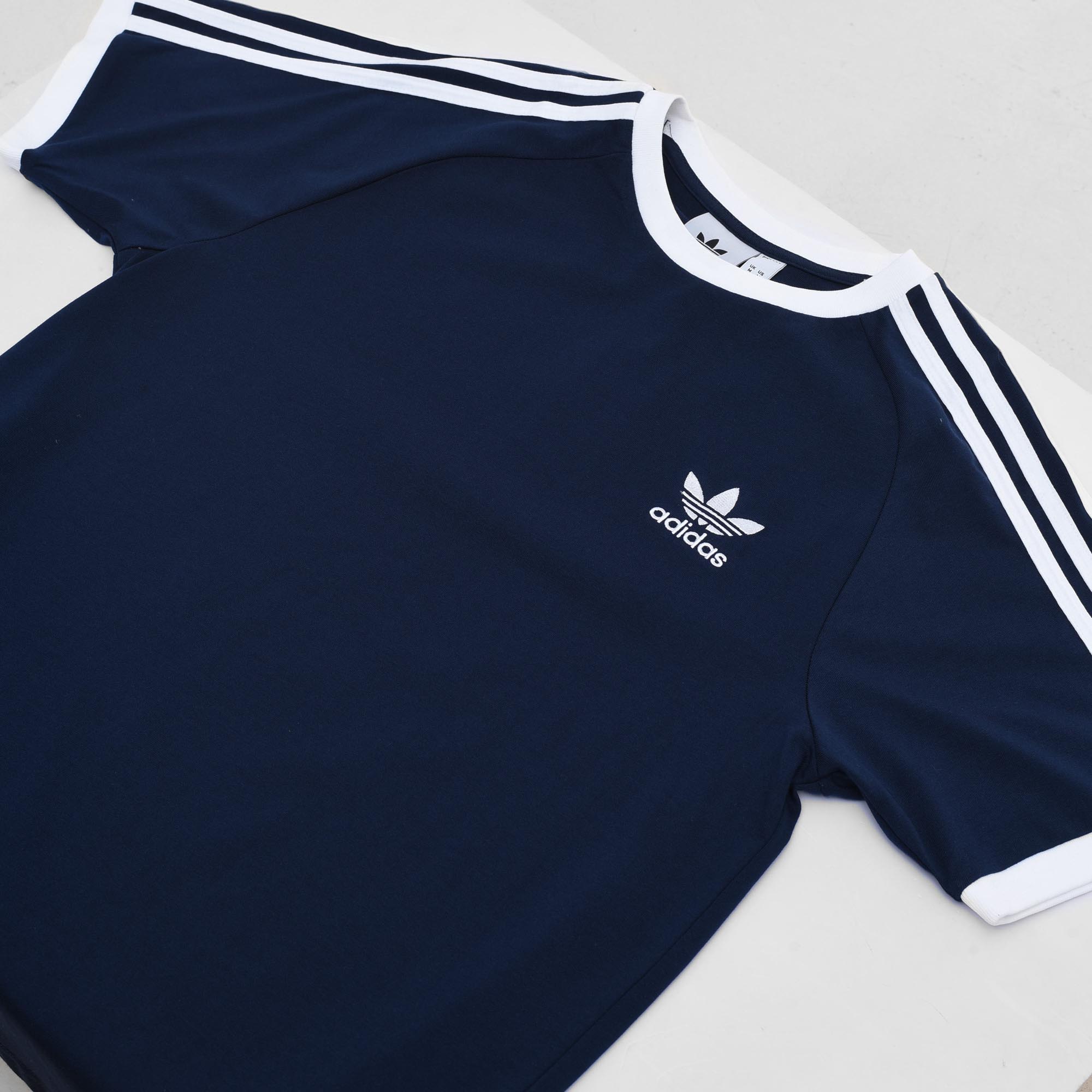 ADIDAS CLASSIC ADICOLOR 3 STRIPES T-SHIRT - NAVY