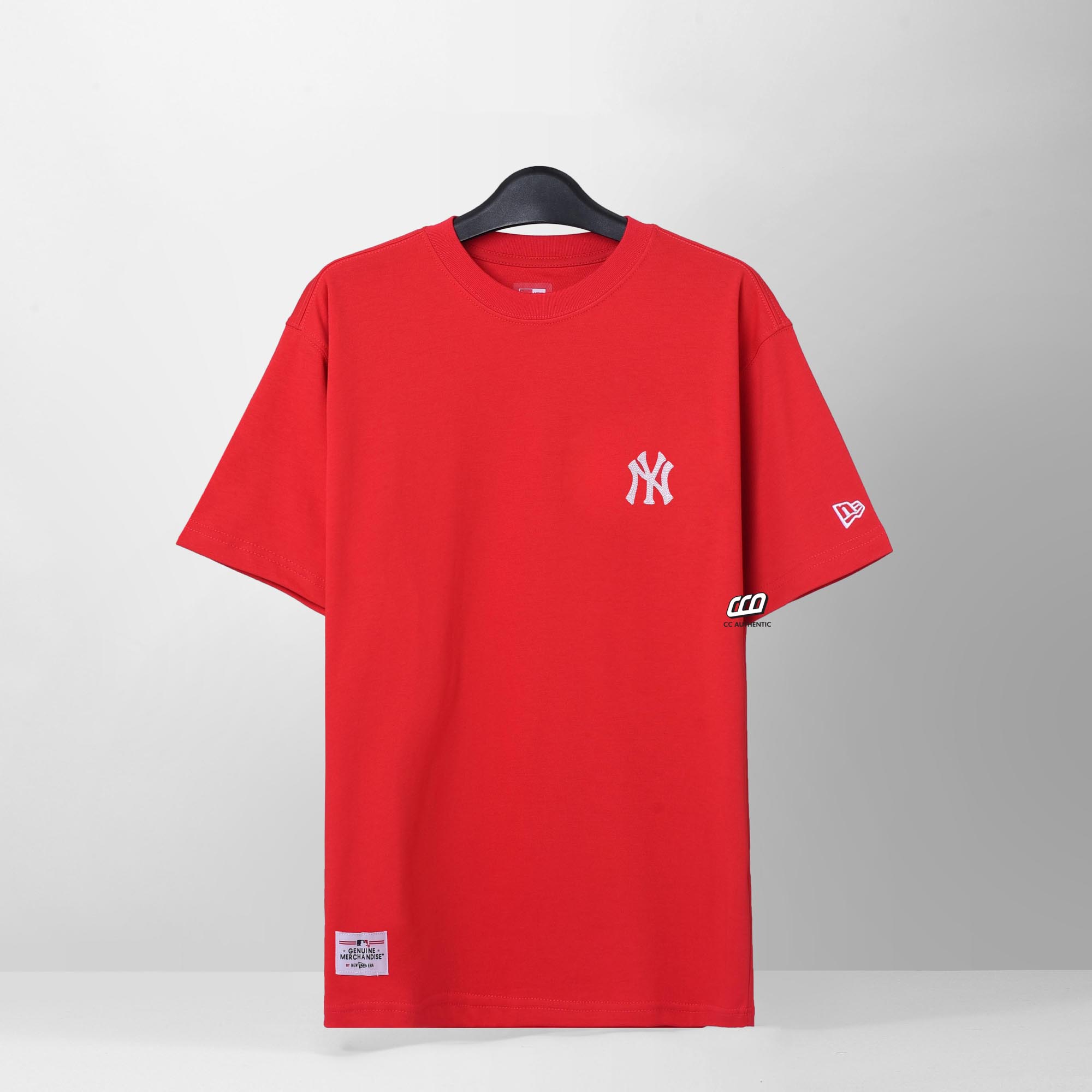 NEW ERA NEW YORK YANKEES BACK LOGO T-SHIRT - RED
