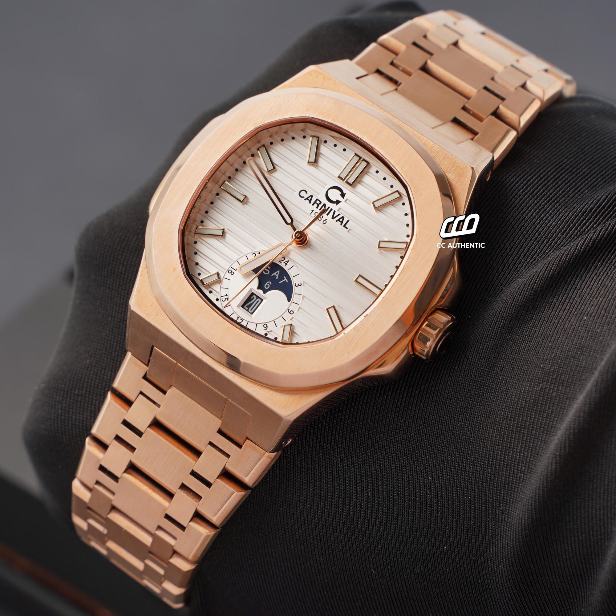 ĐỒNG HỒ NAM CARNIVAL 8110G1 VH T AUTOMATIC 41MM